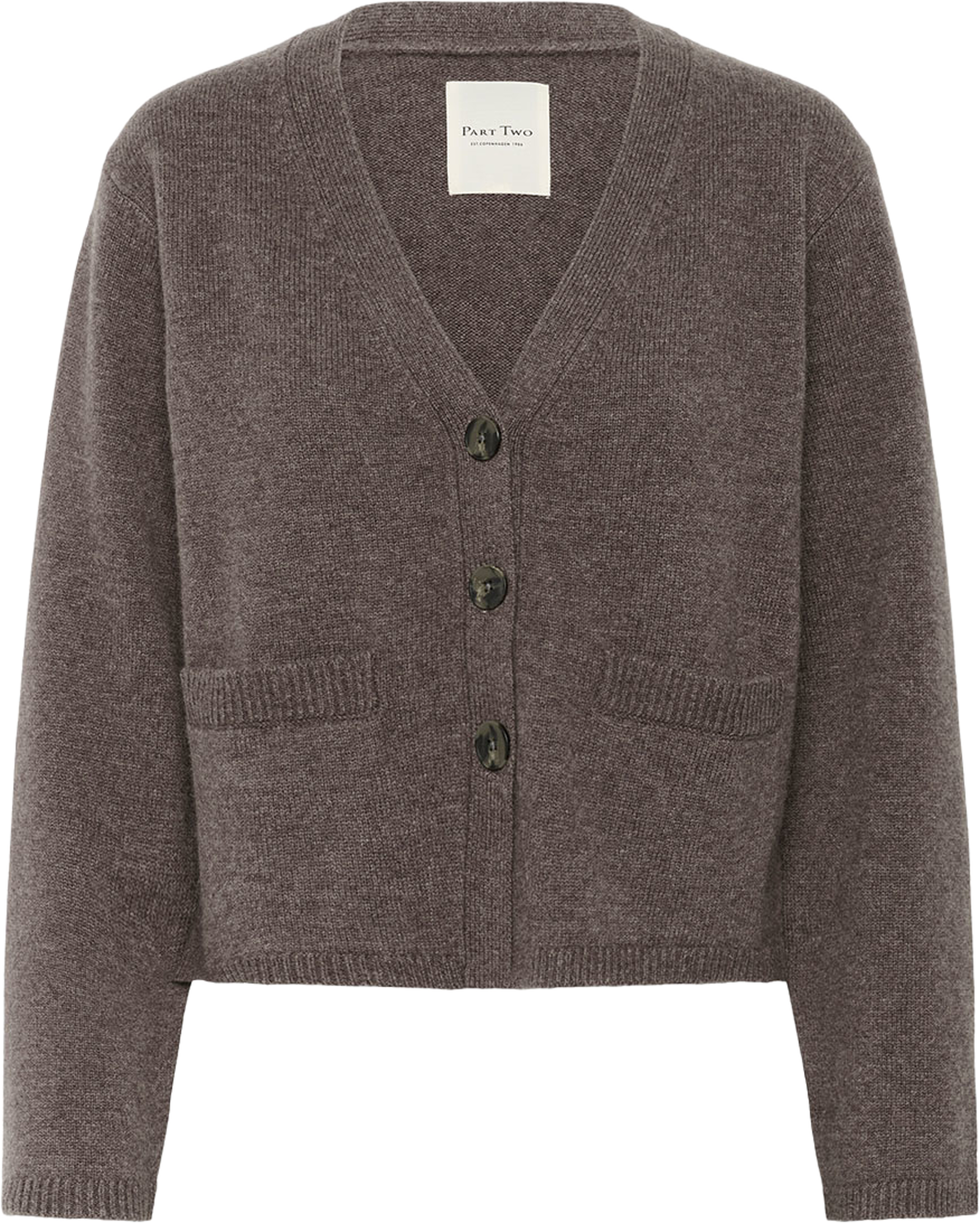 SvevaPW Cardigan, från Part Two, i färgen Falcon Melange.