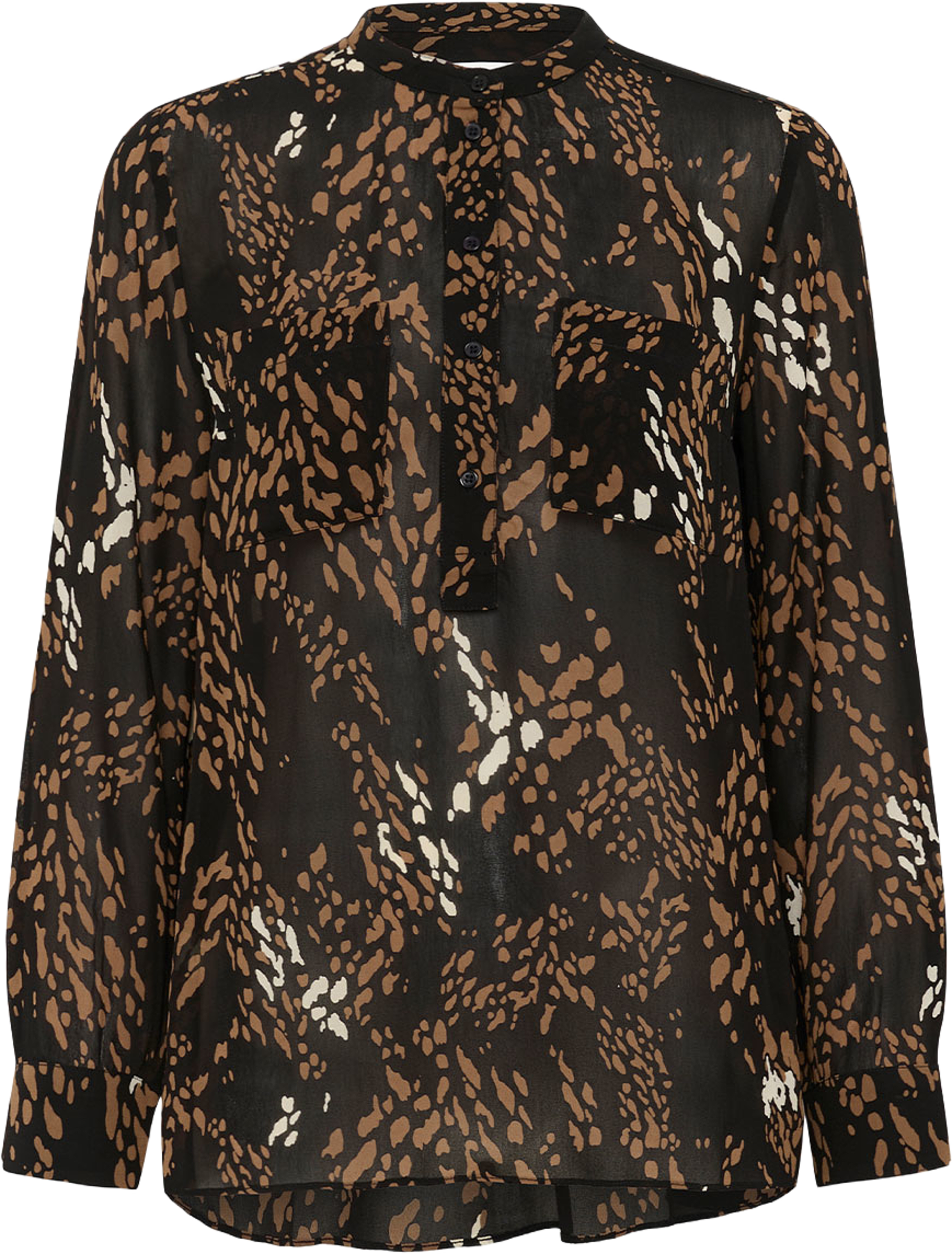 Averie Shirt, från Inwear, i färgen Leonora Black. Klicka för att öppna bilden i stort format