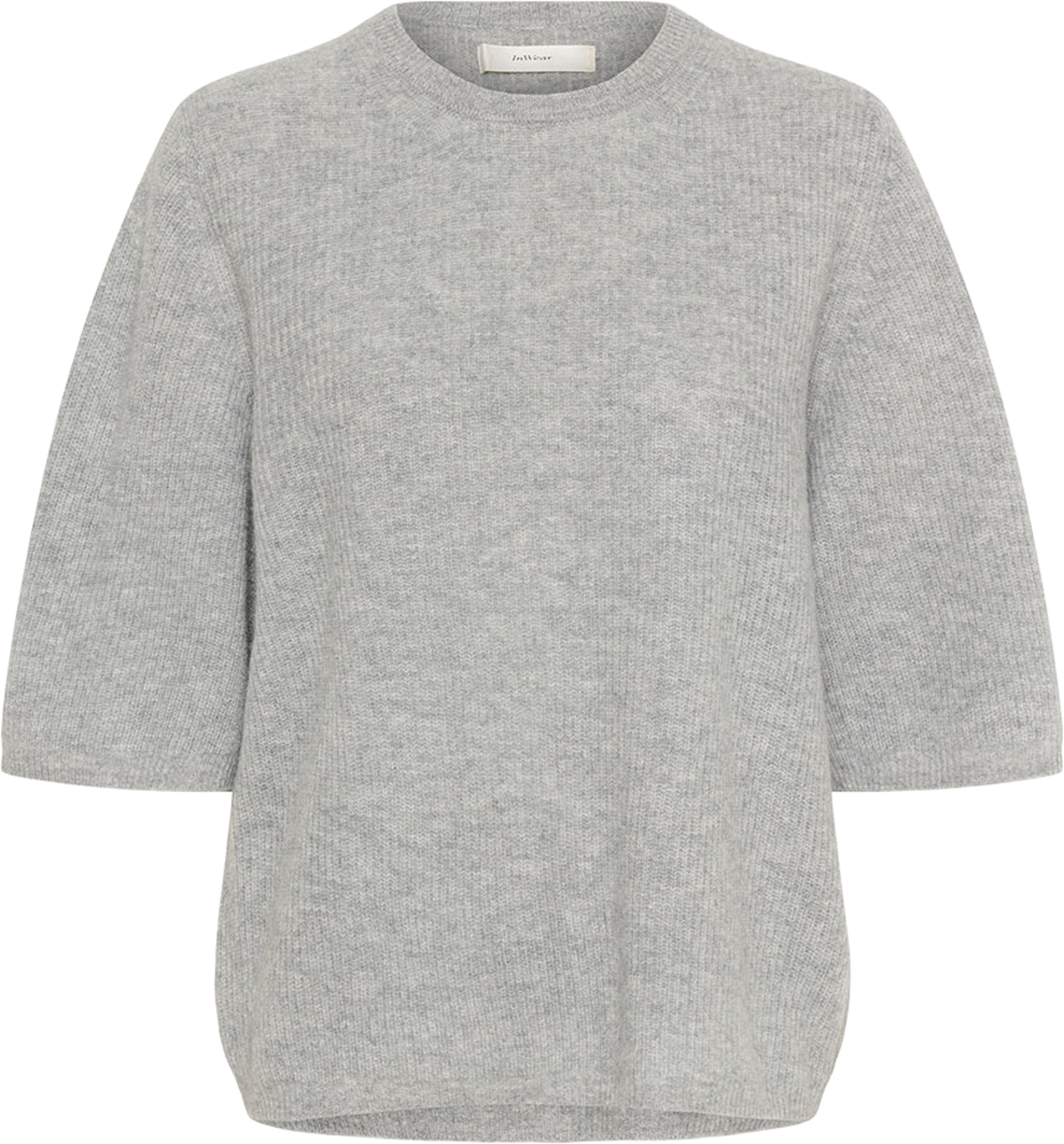 GaroIW Monika Oversize Tshirt, från Inwear, i färgen Granite Melange. Klicka för att öppna bilden i stort format