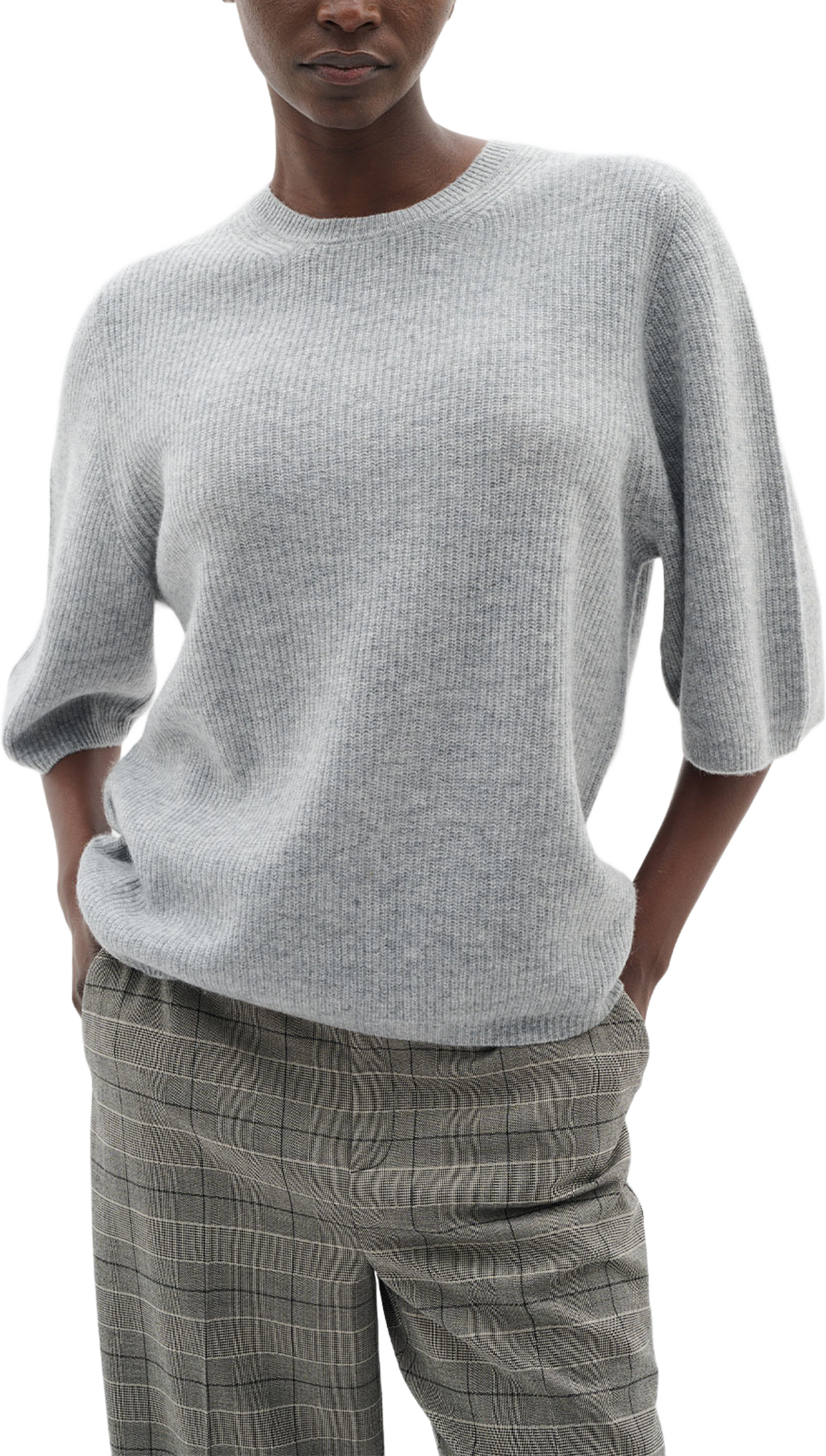 GaroIW Monika Oversize Tshirt, från Inwear, i färgen Granite Melange. Klicka för att öppna bilden i stort format