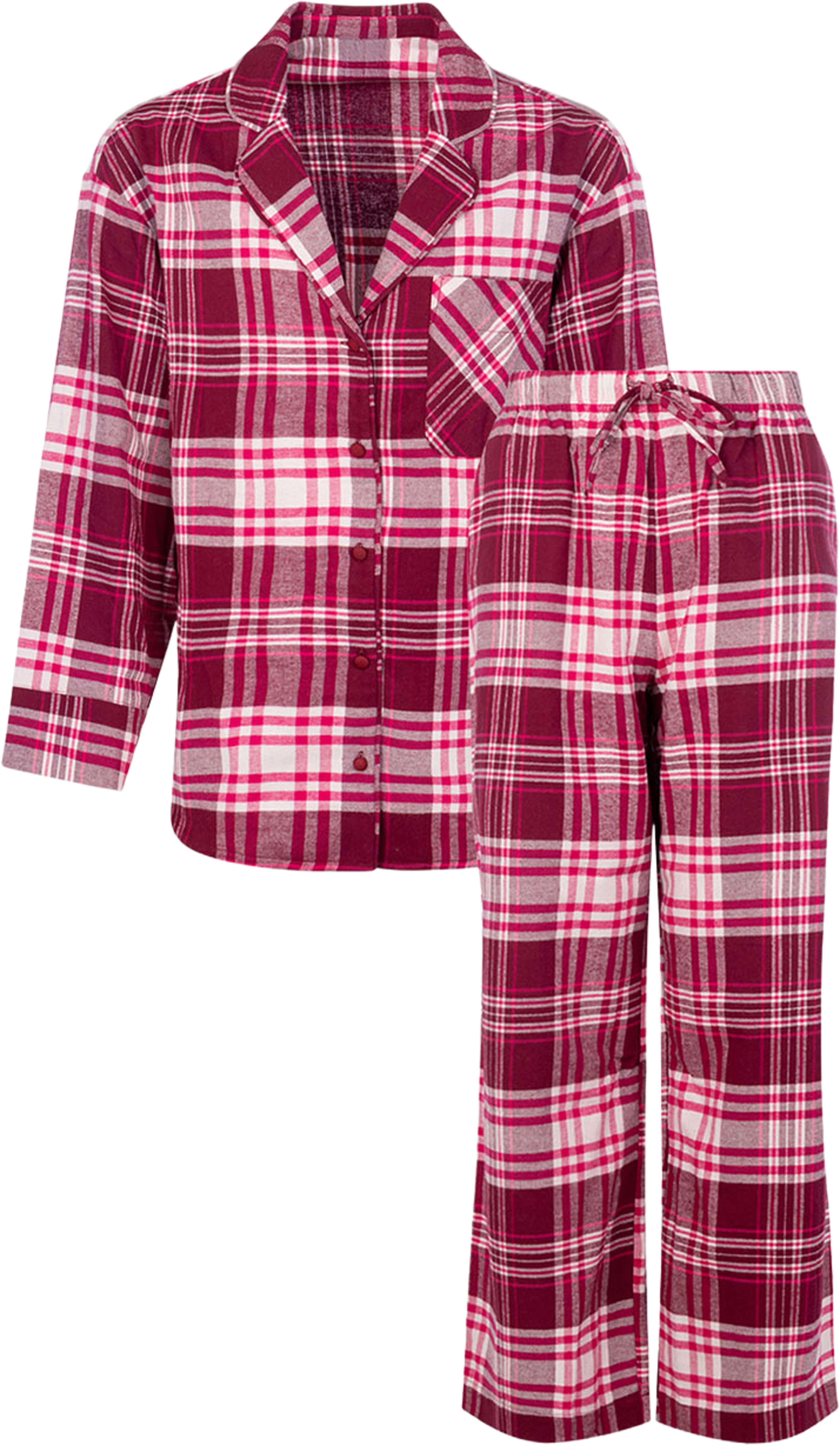 HARPER Pyjama set, från Dorina, i färgen Red/Red. Klicka för att öppna bilden i stort format