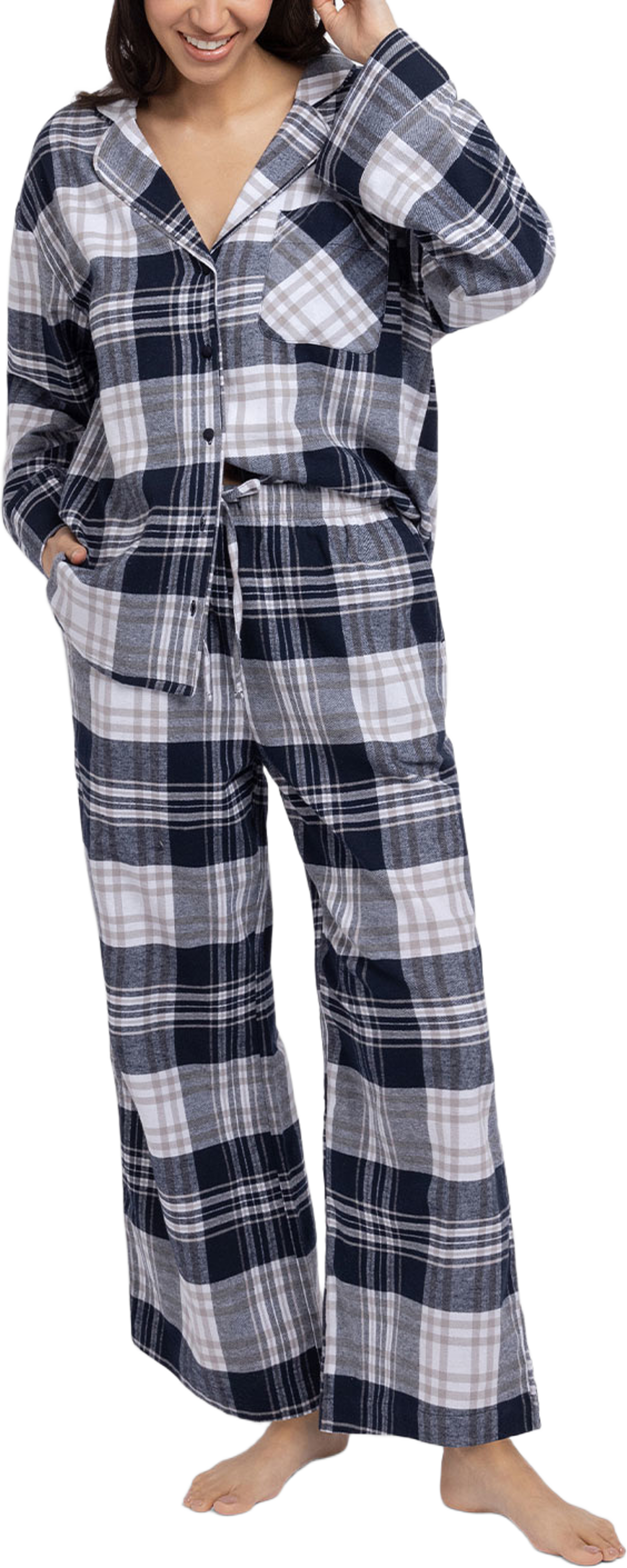 HARPER Pyjama set, från Dorina, i färgen Ink/Ink. Klicka för att öppna bilden i stort format