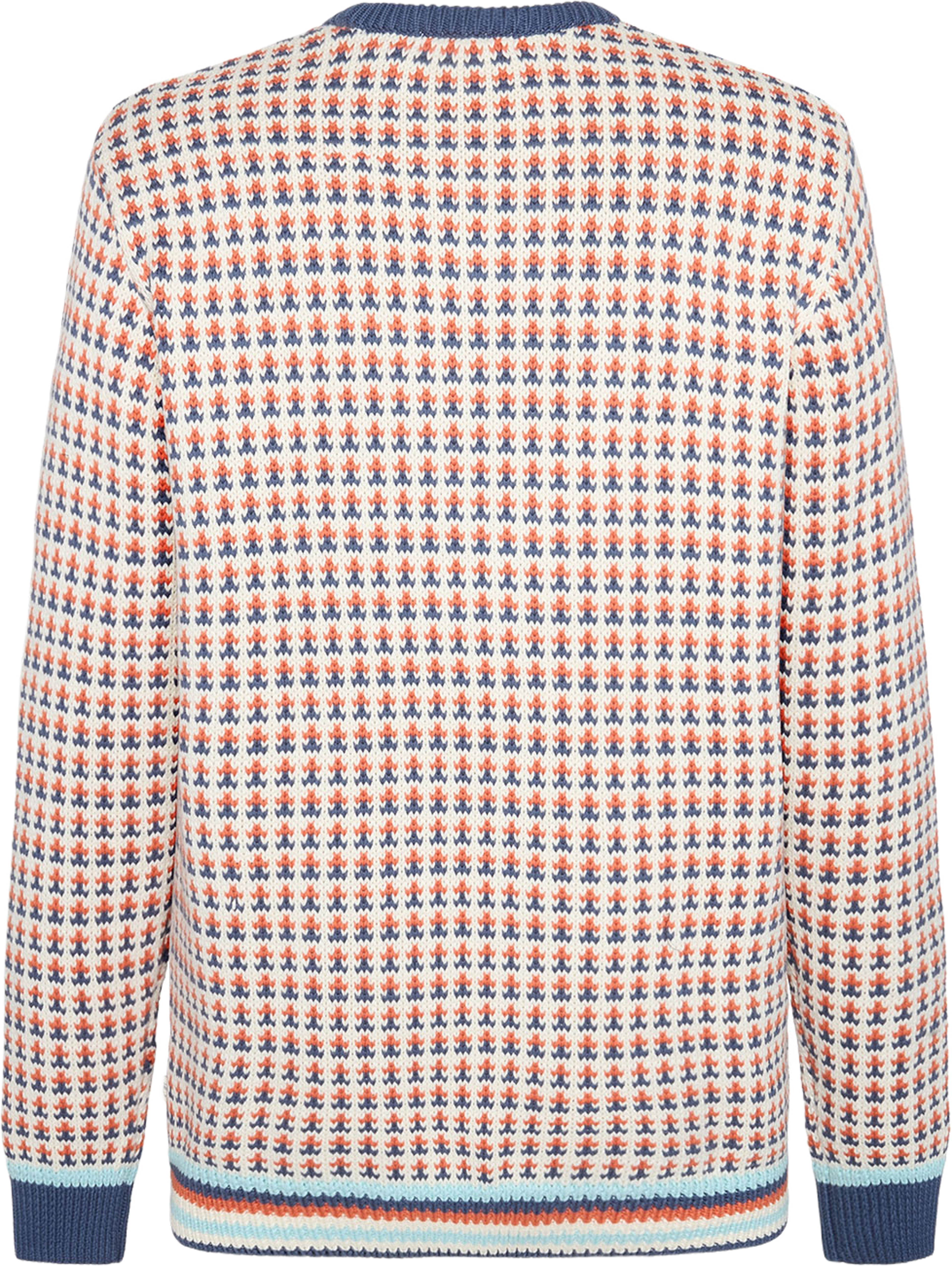 Cotton Jaquard Crew Neck Knit Shirt