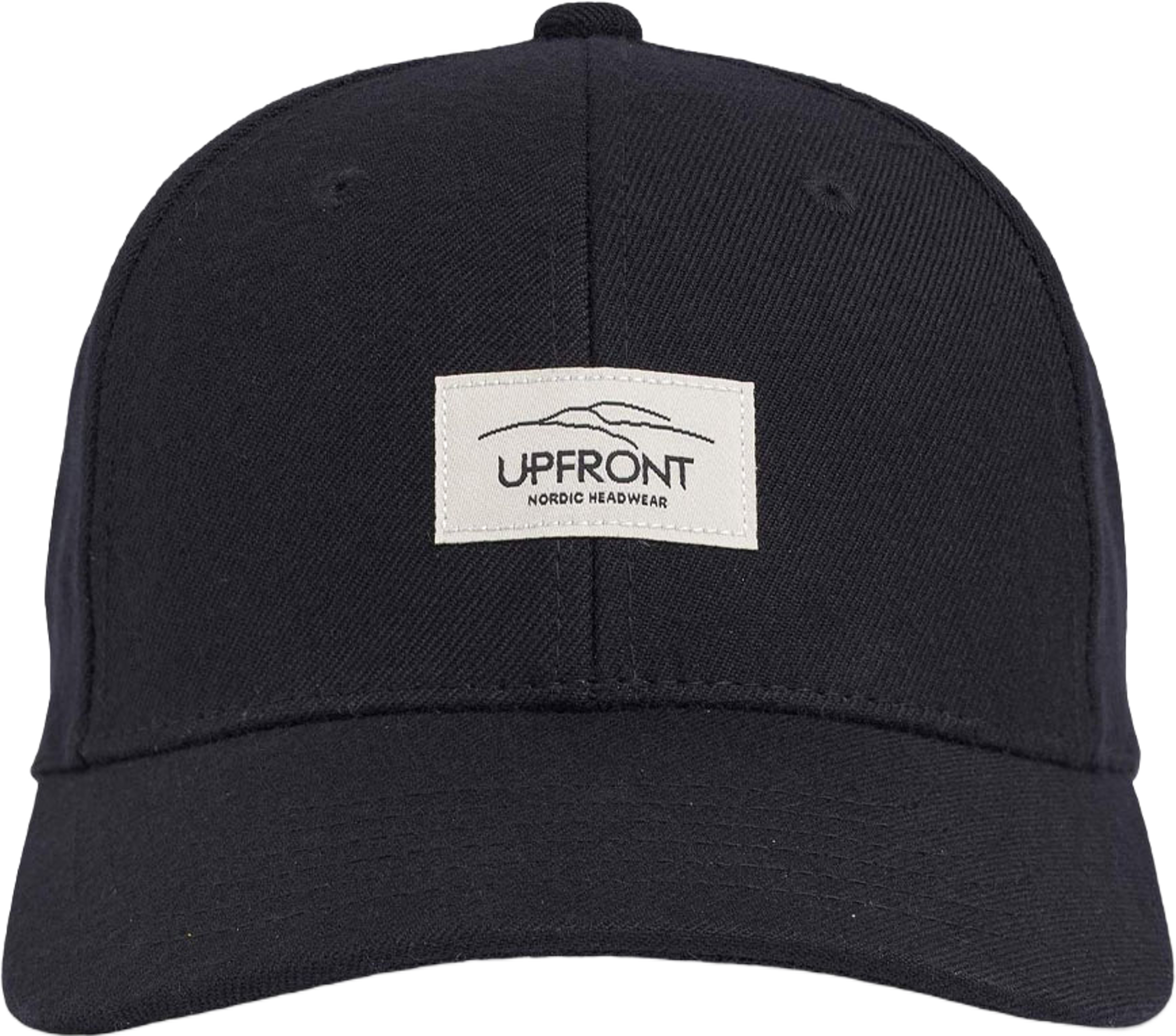 HAAKON Hard  Low Baseball Cap, från Upfront, i färgen Black. Klicka för att öppna bilden i stort format