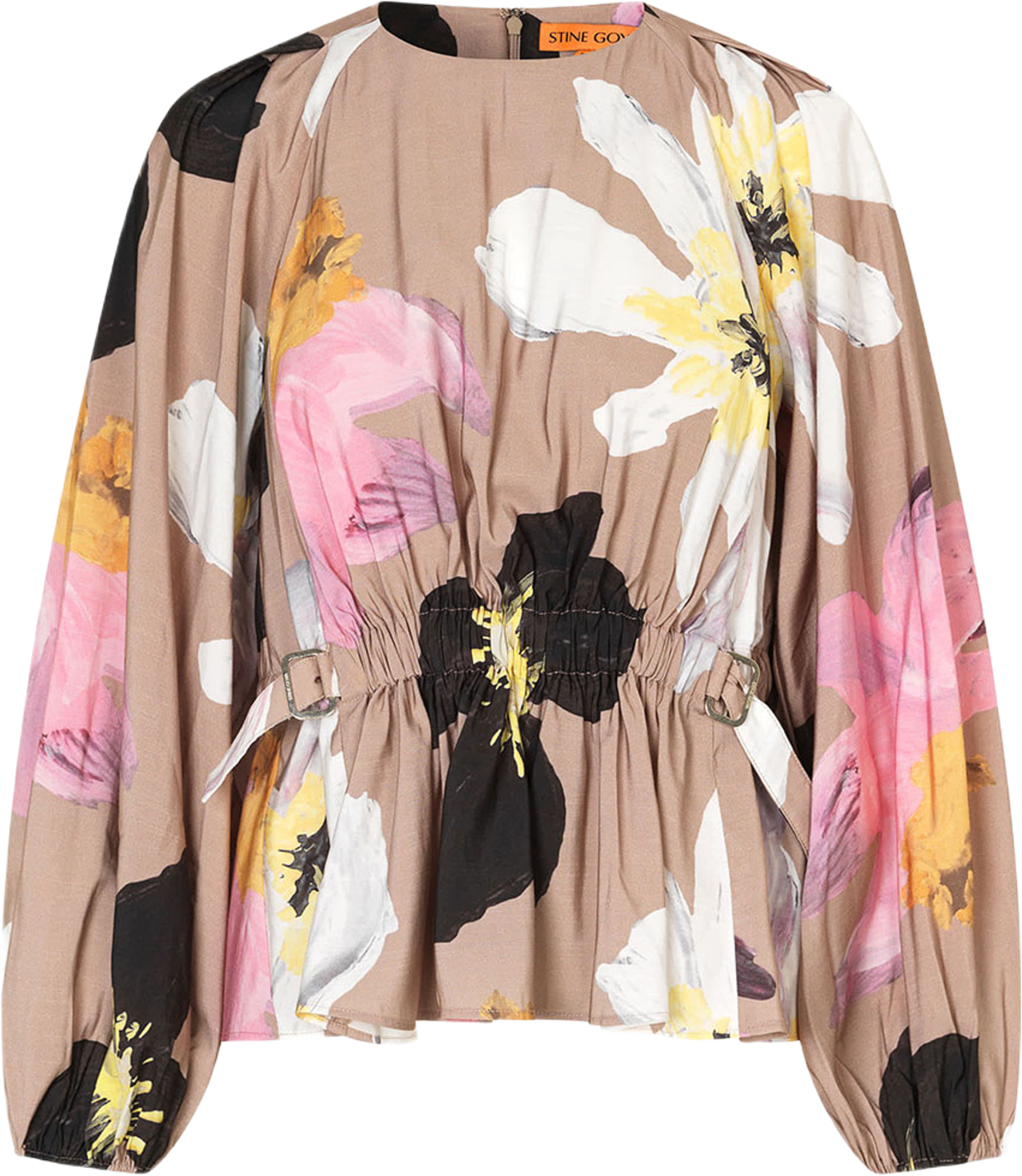 Double Buckle Raglan Top