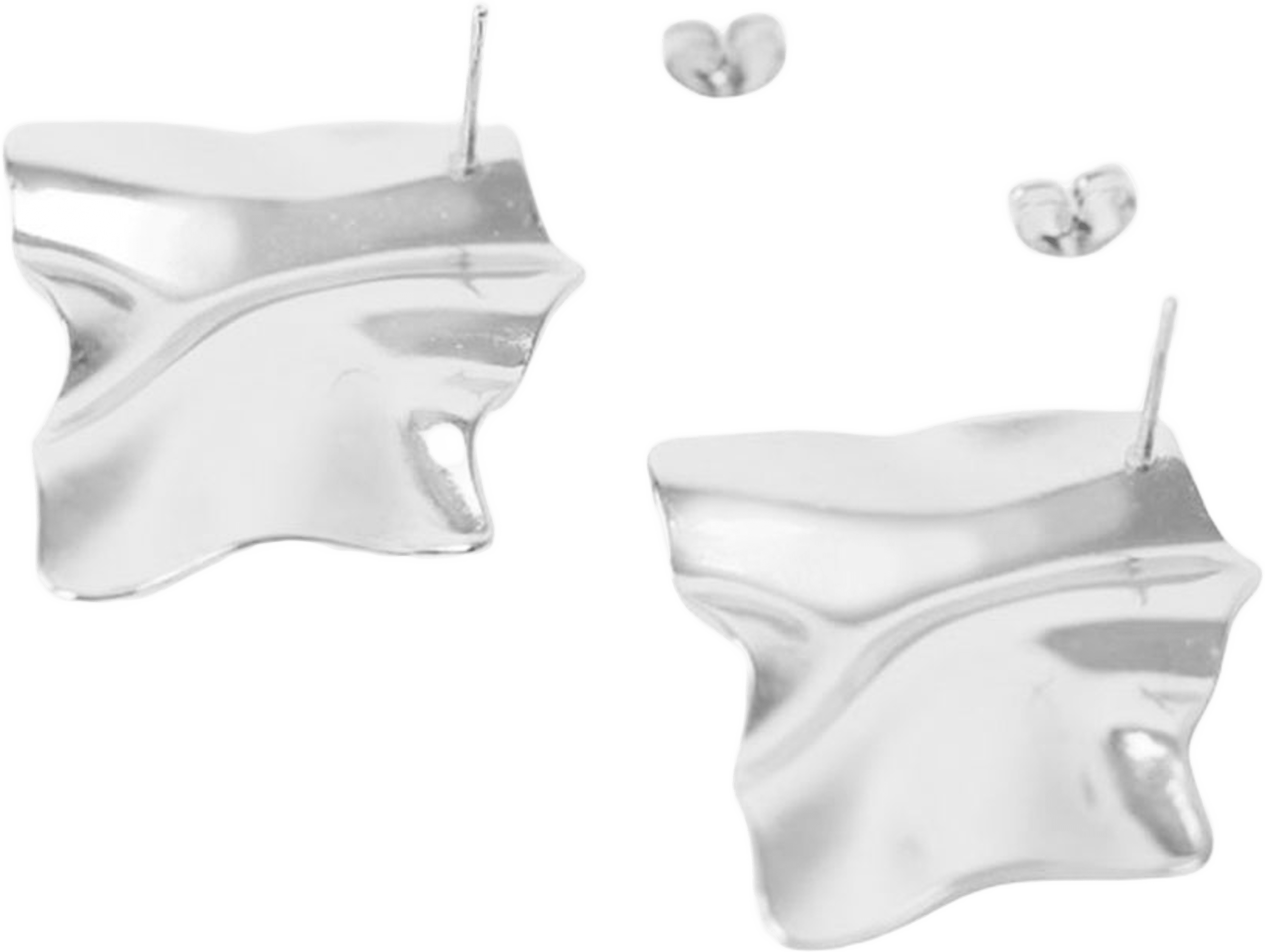 Ann Earrings, från WOS, i färgen Silver. Klicka för att öppna bilden i stort format