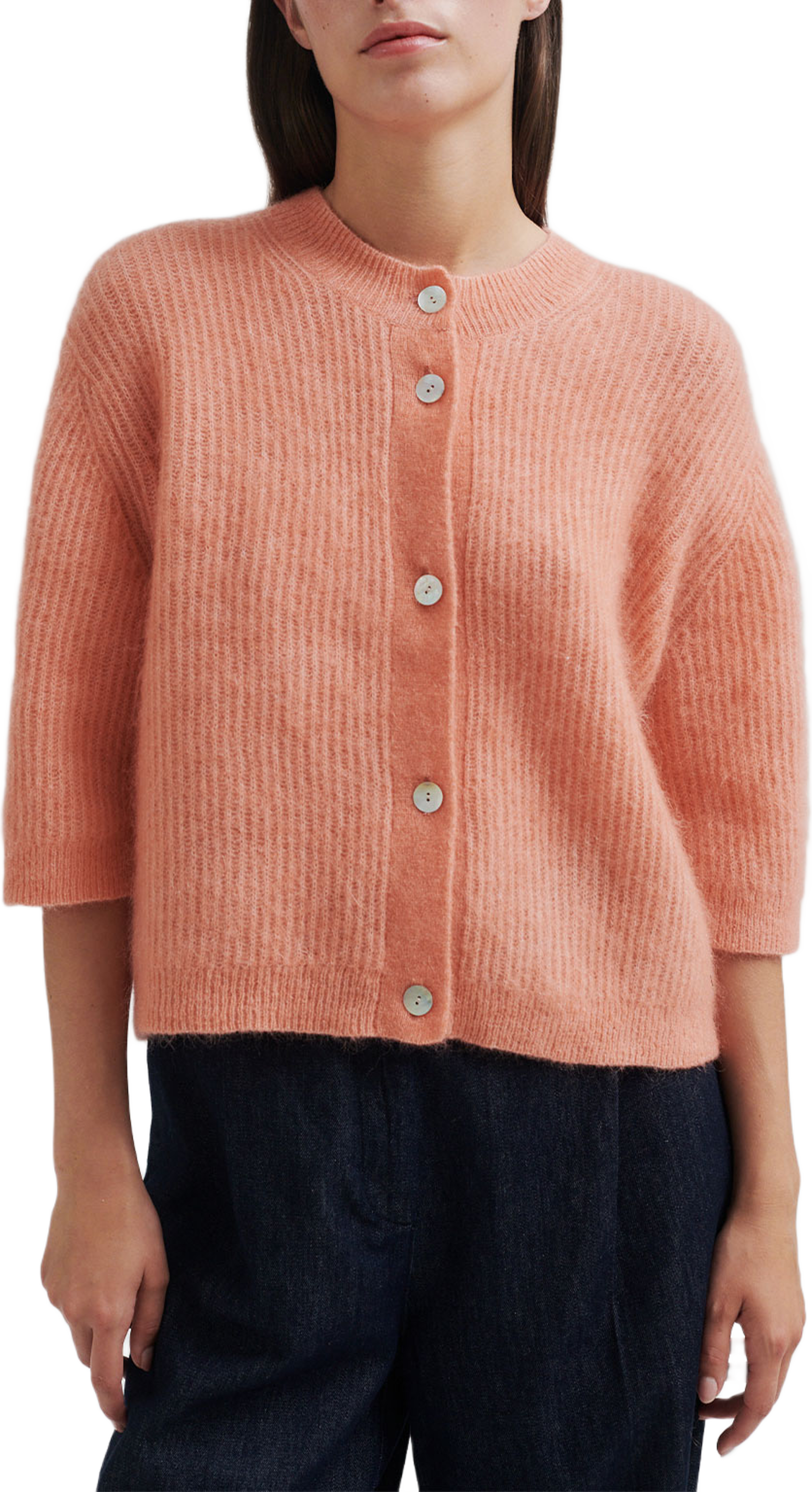 Andrea Knit Rib Cardigan