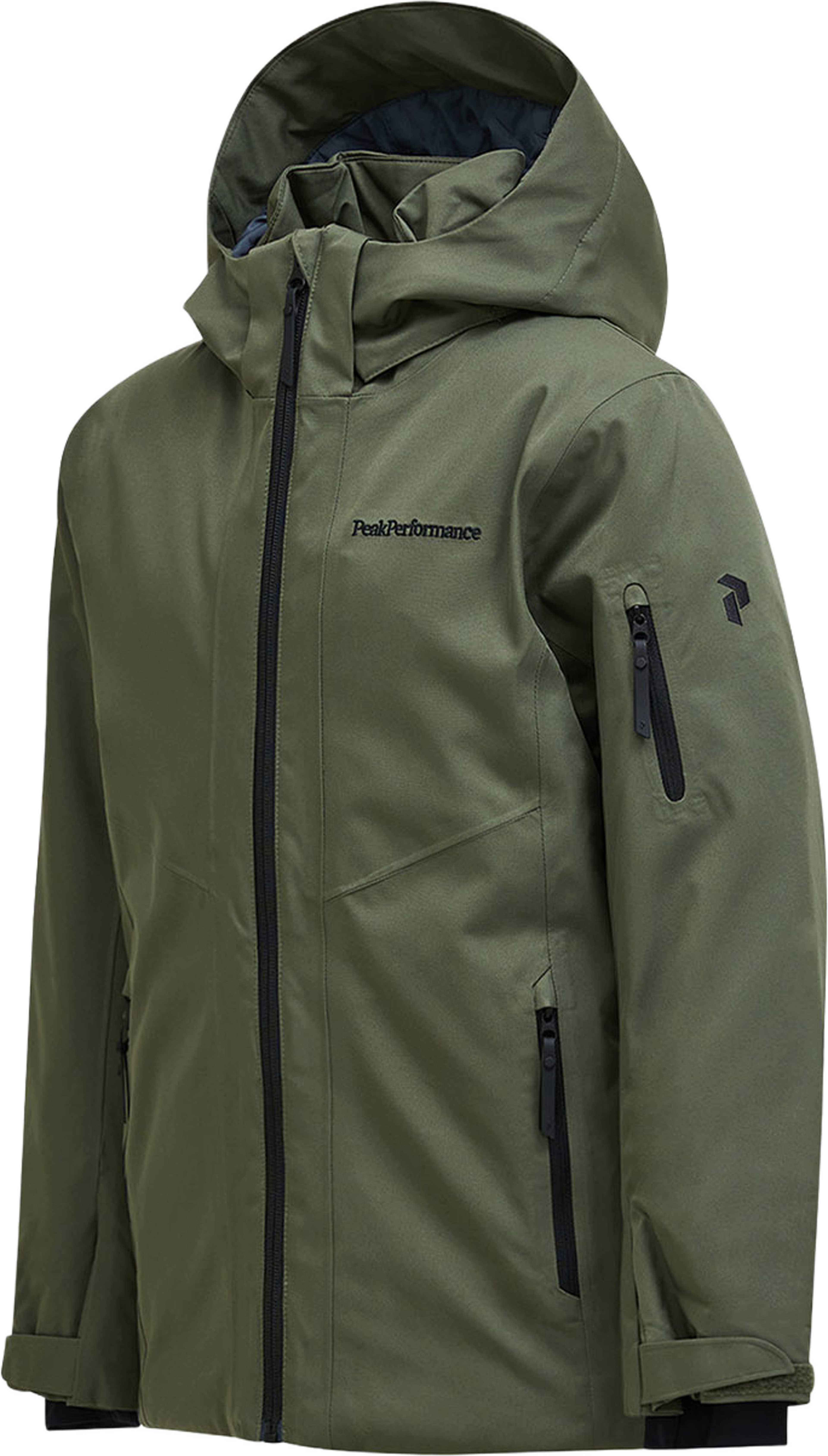 JR Maroon Insulated Jacket, från Peak Performance, i färgen Pine Needle. Klicka för att öppna bilden i stort format