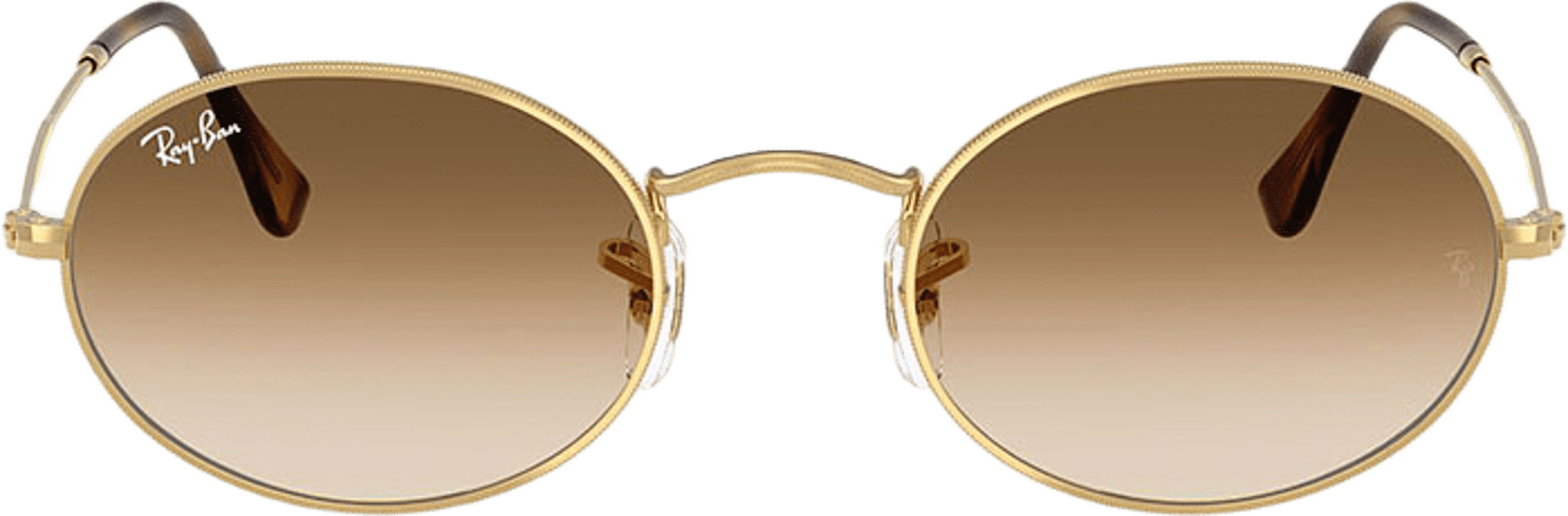 RB3547 OVAL, från Ray-Ban, i färgen Arista Clear Gradient Brown. Klicka för att öppna bilden i stort format