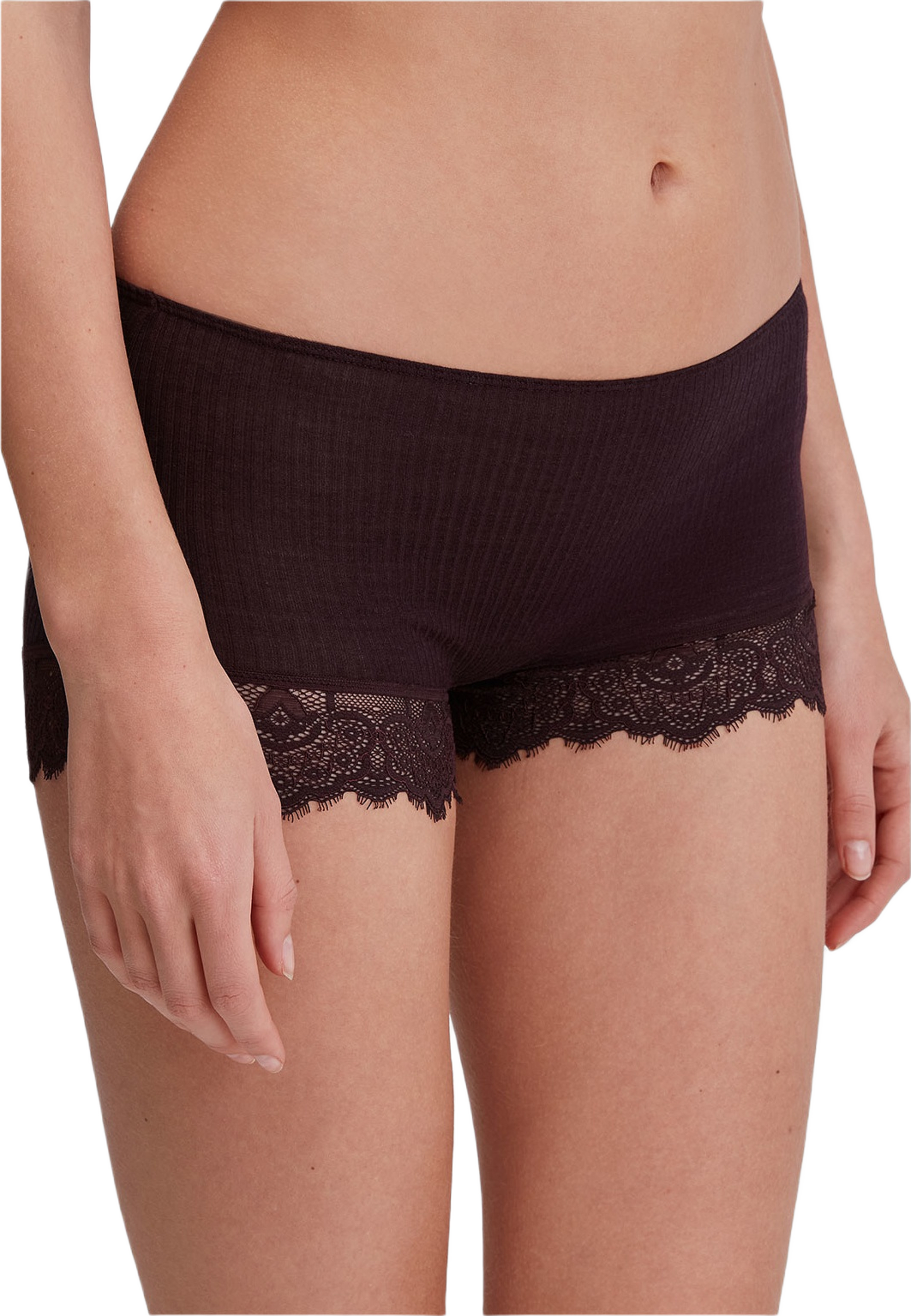 Ull Siden trosor, Silky Wool Joy, från Calida, i färgen Black Cherry. Klicka för att öppna bilden i stort format