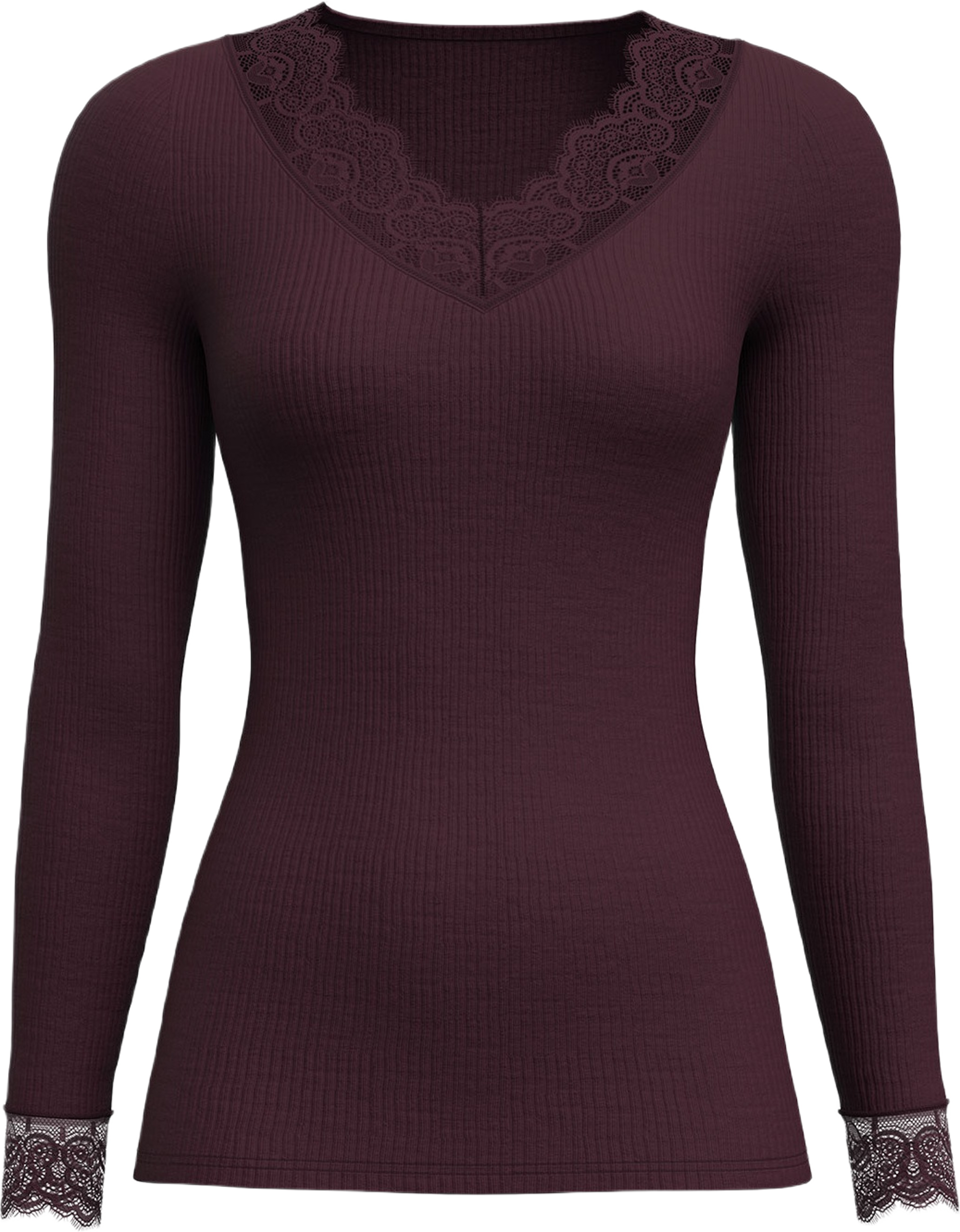 Silky Wool Joy, från Calida, i färgen Black Cherry. Klicka för att öppna bilden i stort format