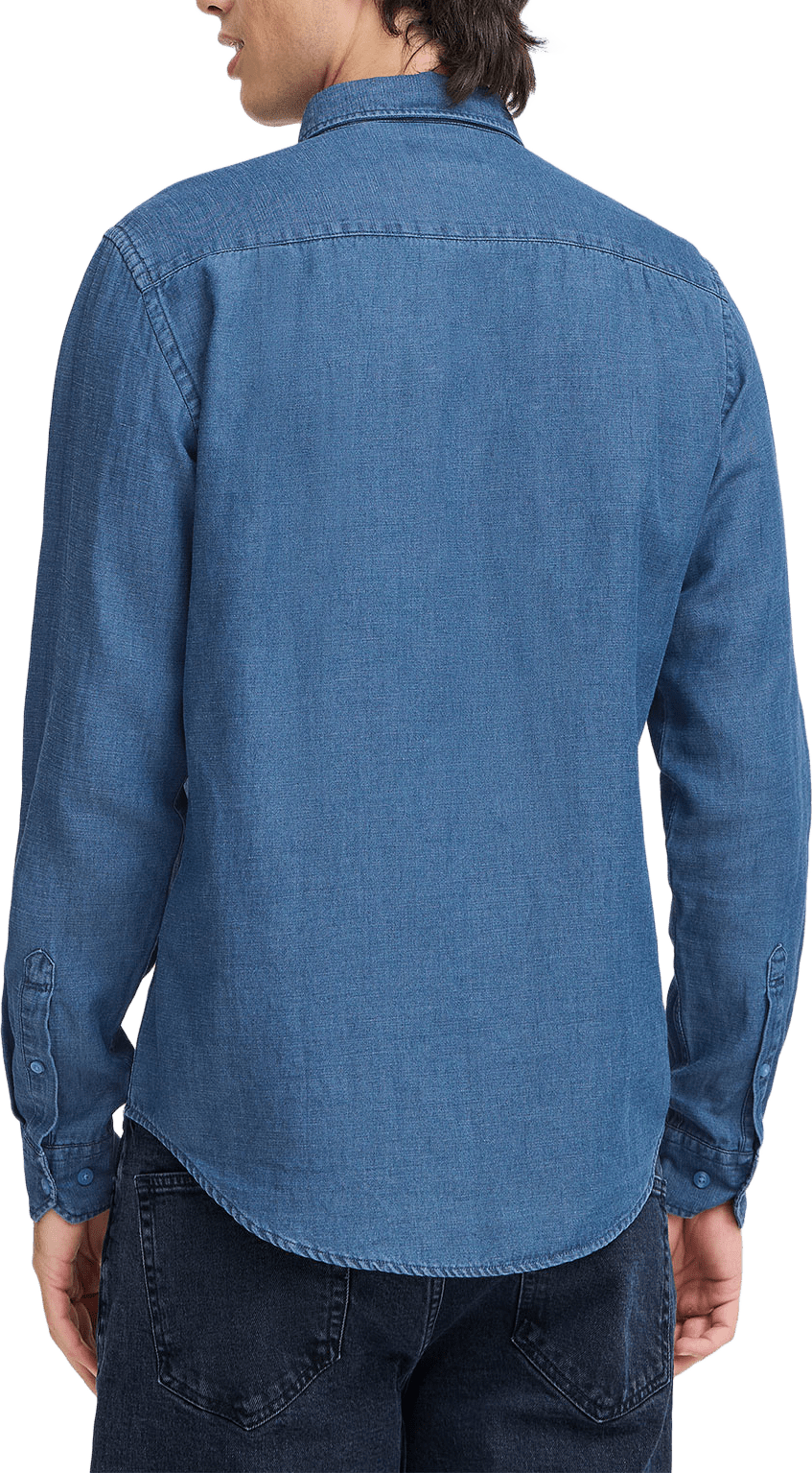 Cfhamilton Ls Bd Linen Mix Shirt Shirt