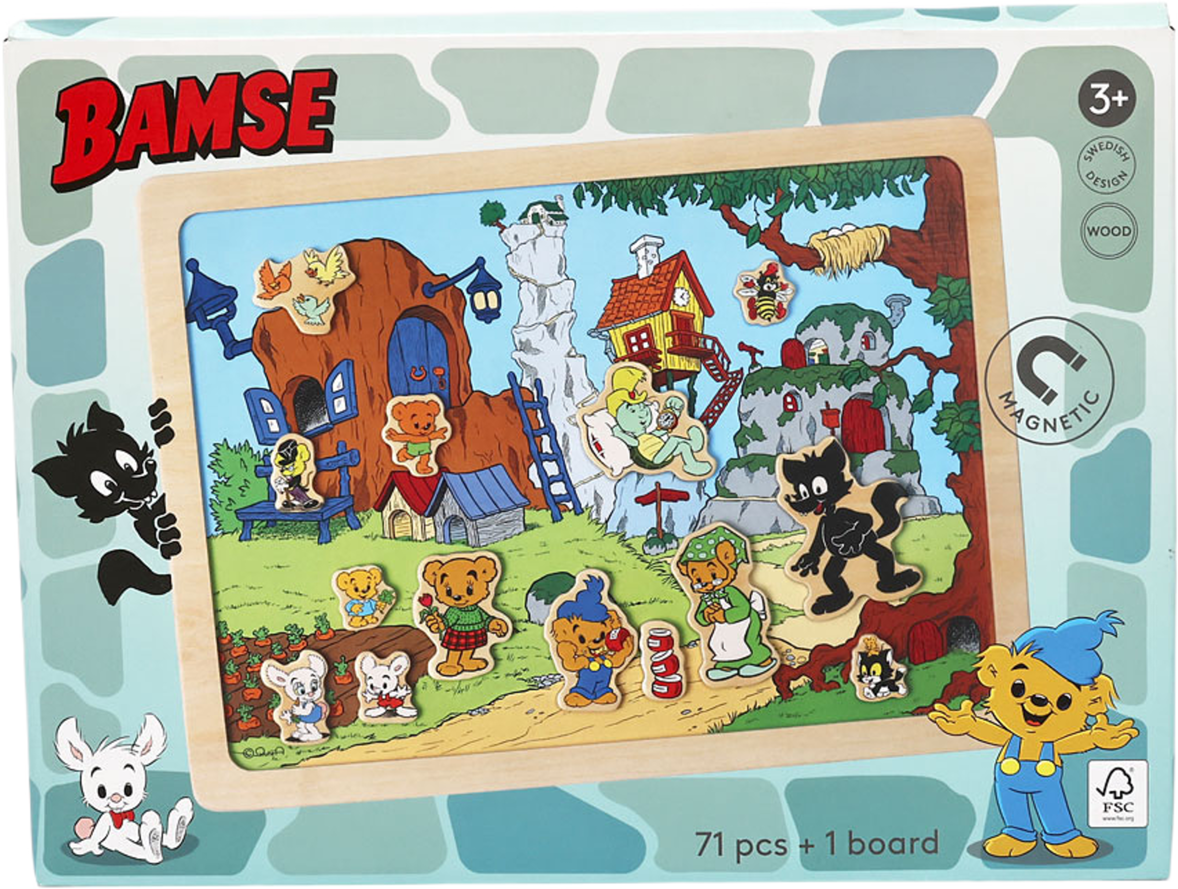 Bamse Magnettavla
