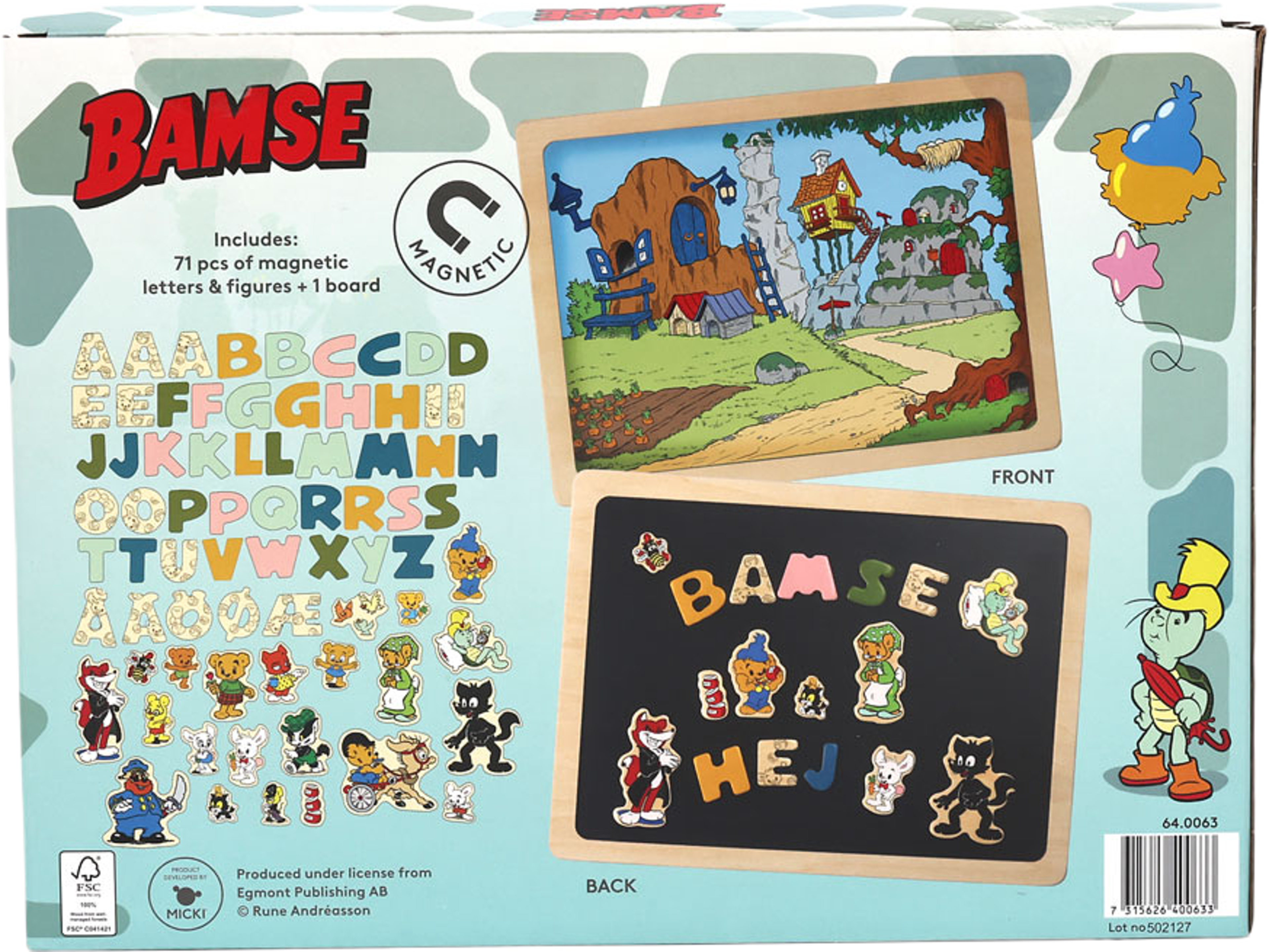 Bamse Magnettavla