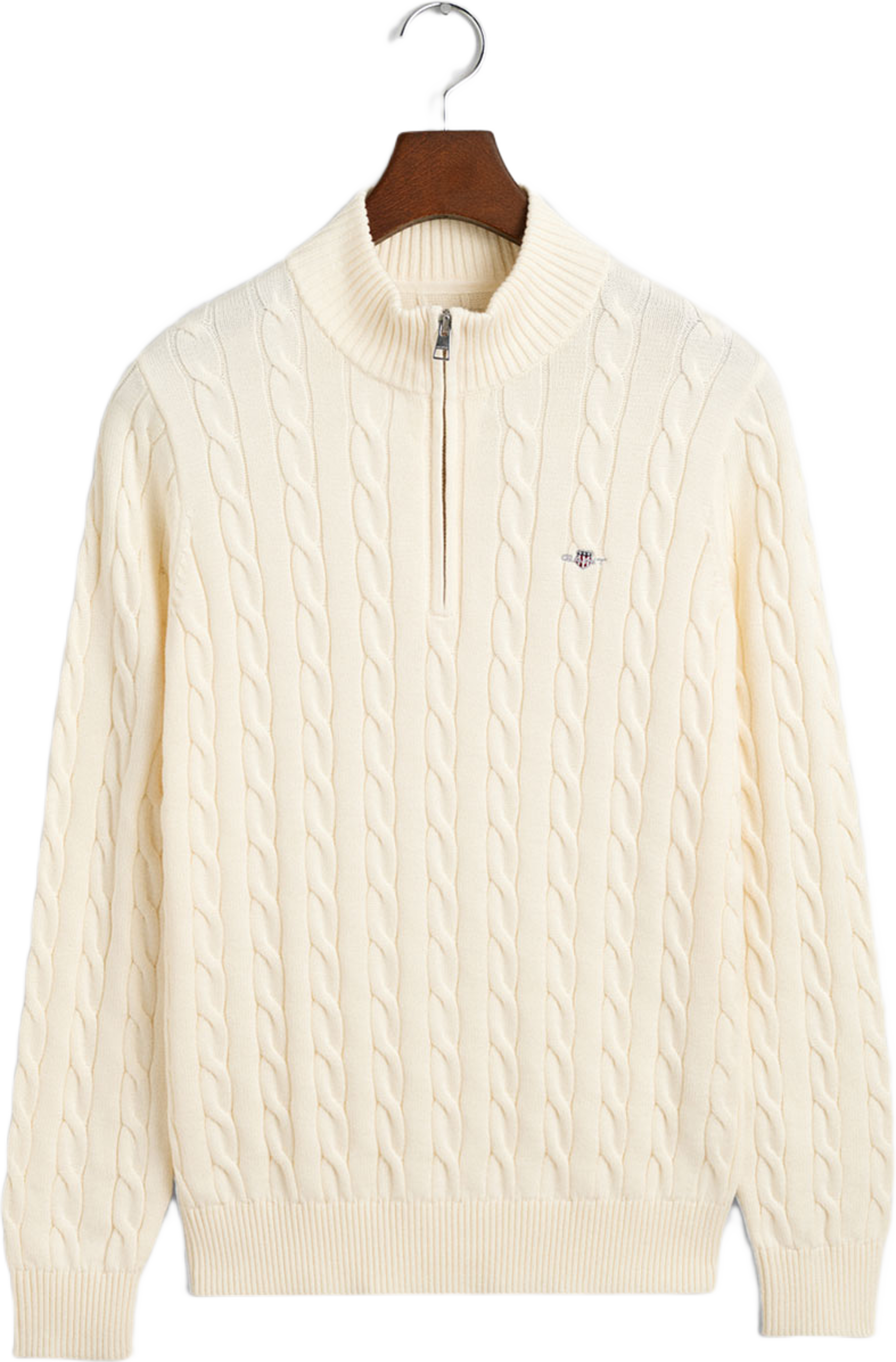 Gant Cotton Cable Half-zip