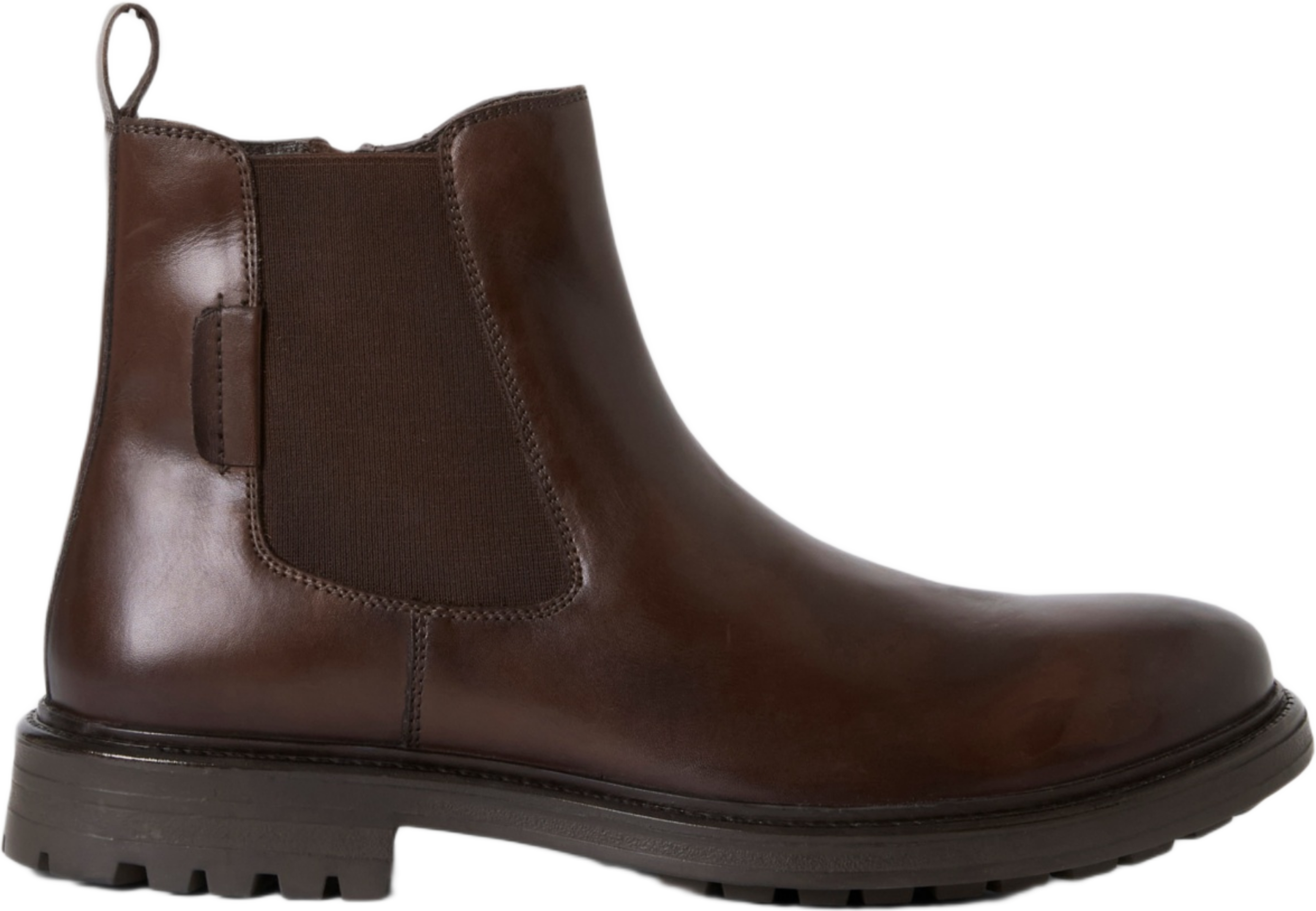 Chelsea boots i skinn