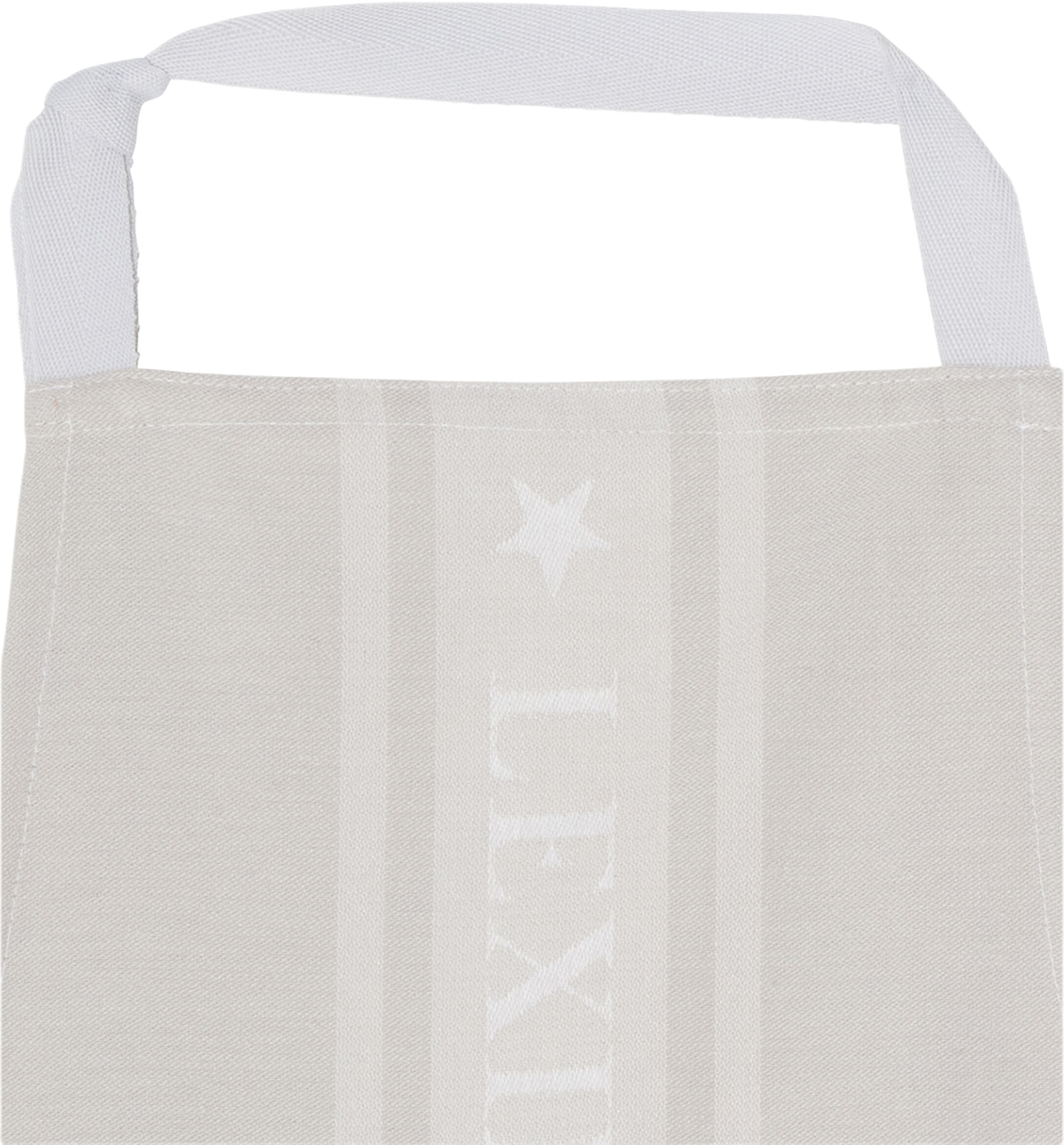 Icons Cotton Jacquard Star Apron, från Lexington, i färgen Beige/White. Klicka för att öppna bilden i stort format