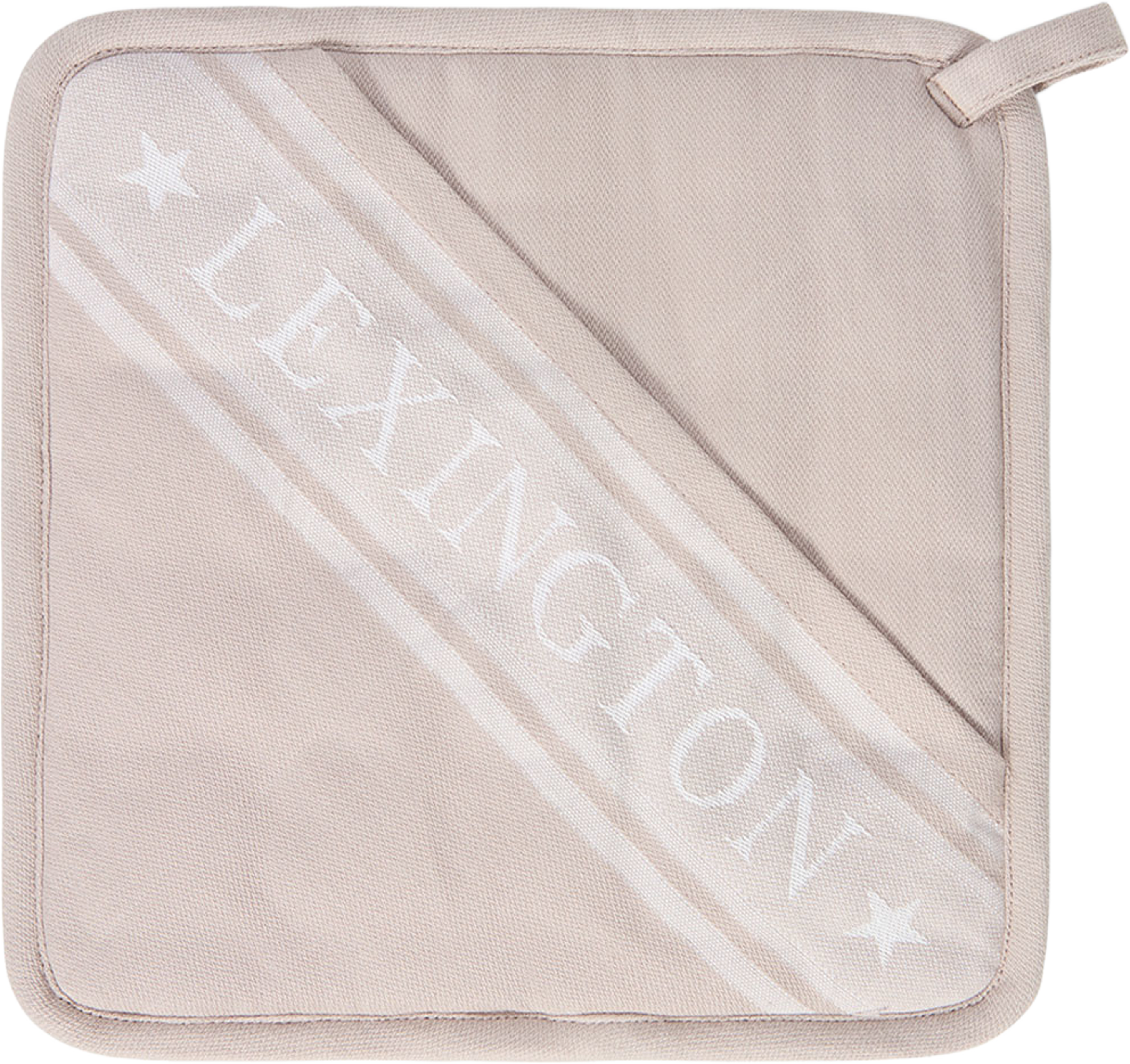 Icons Org Cotton Jacquard Star Pot Holder, från Lexington, i färgen Beige/White. Klicka för att öppna bilden i stort format