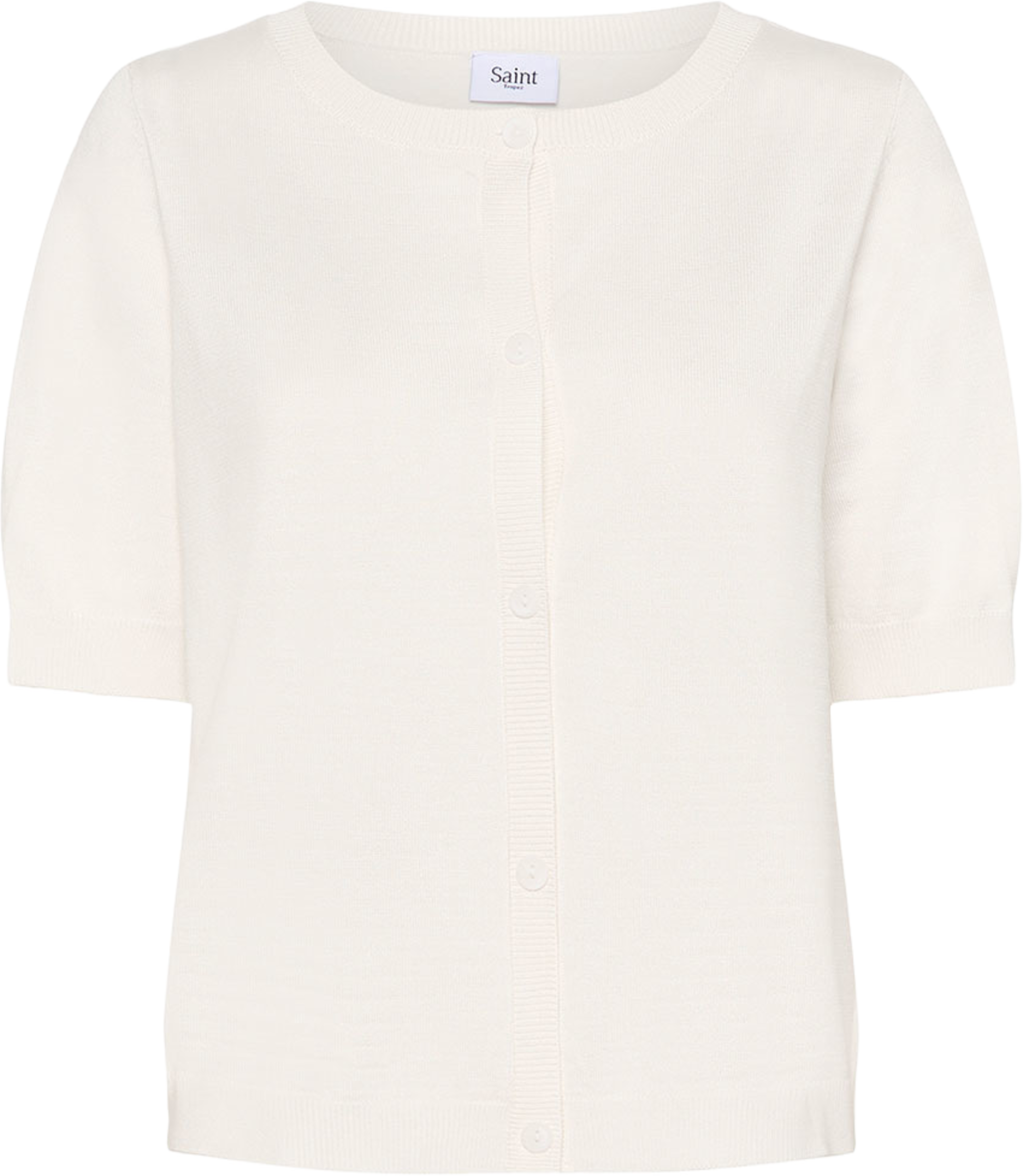MilaSZ Cardigan, från Saint Tropez, i färgen Ice.