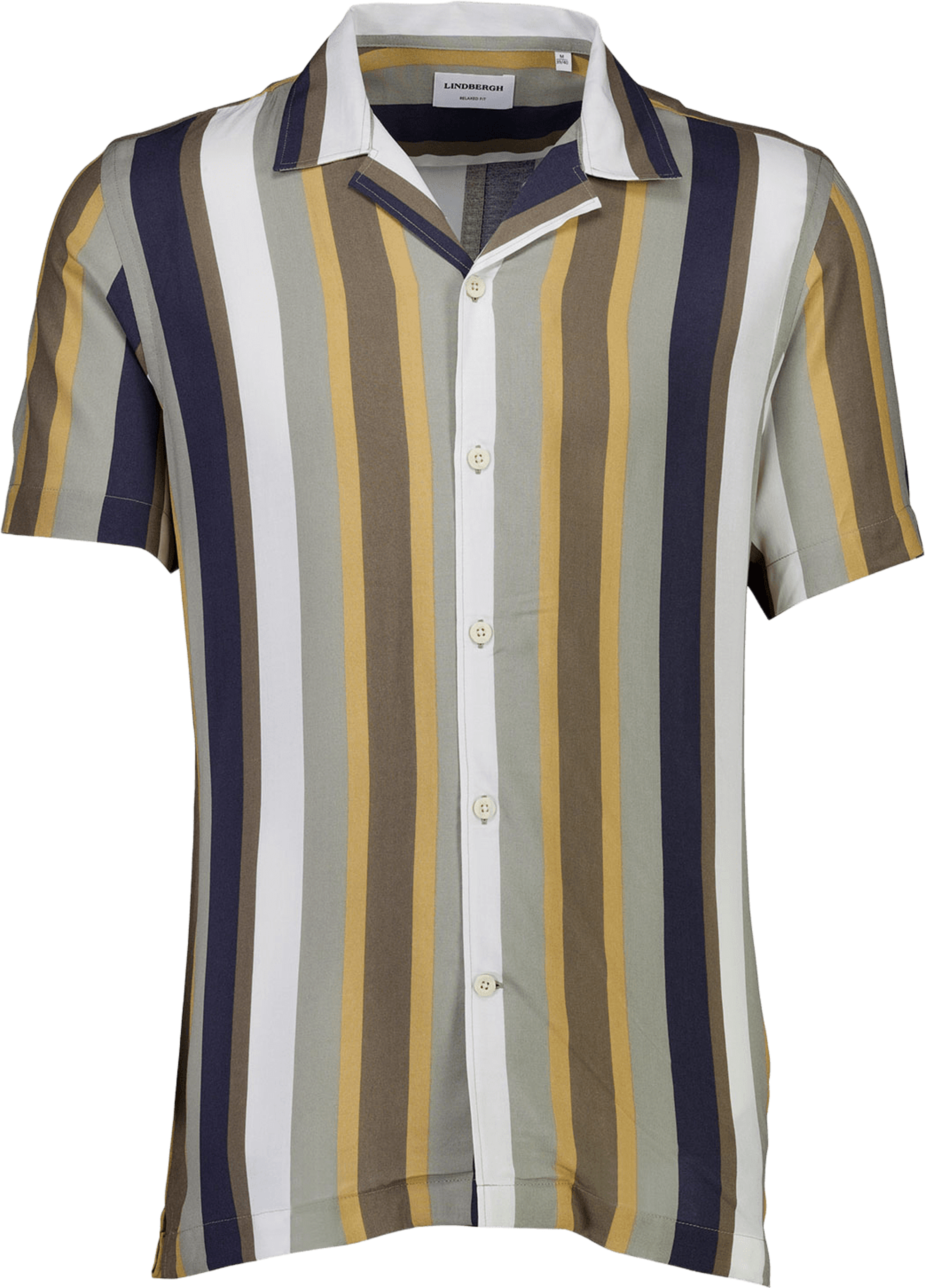 Bold Stripe Viscose Shirt S/S