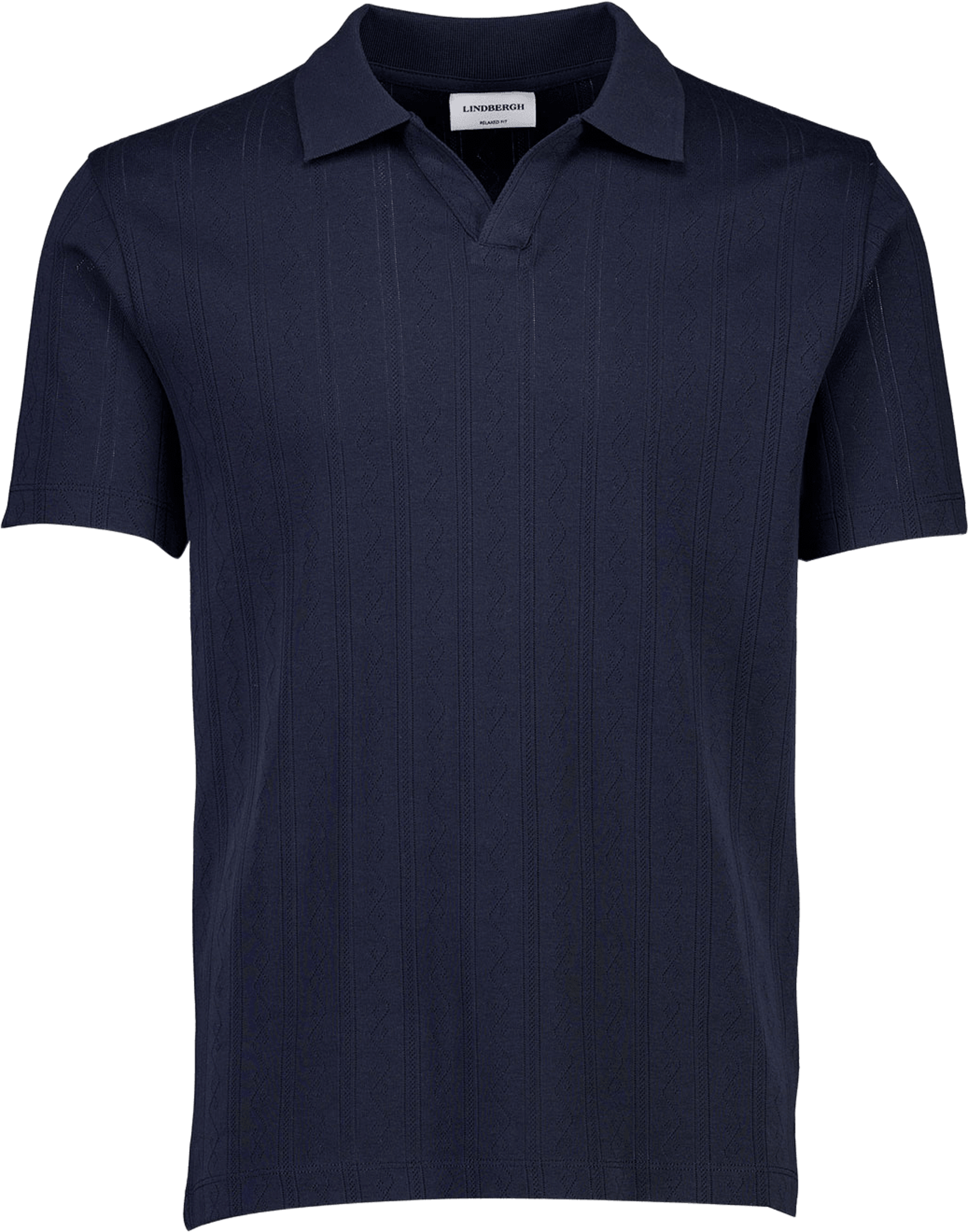 Jacquard V-neck Polo shirt
