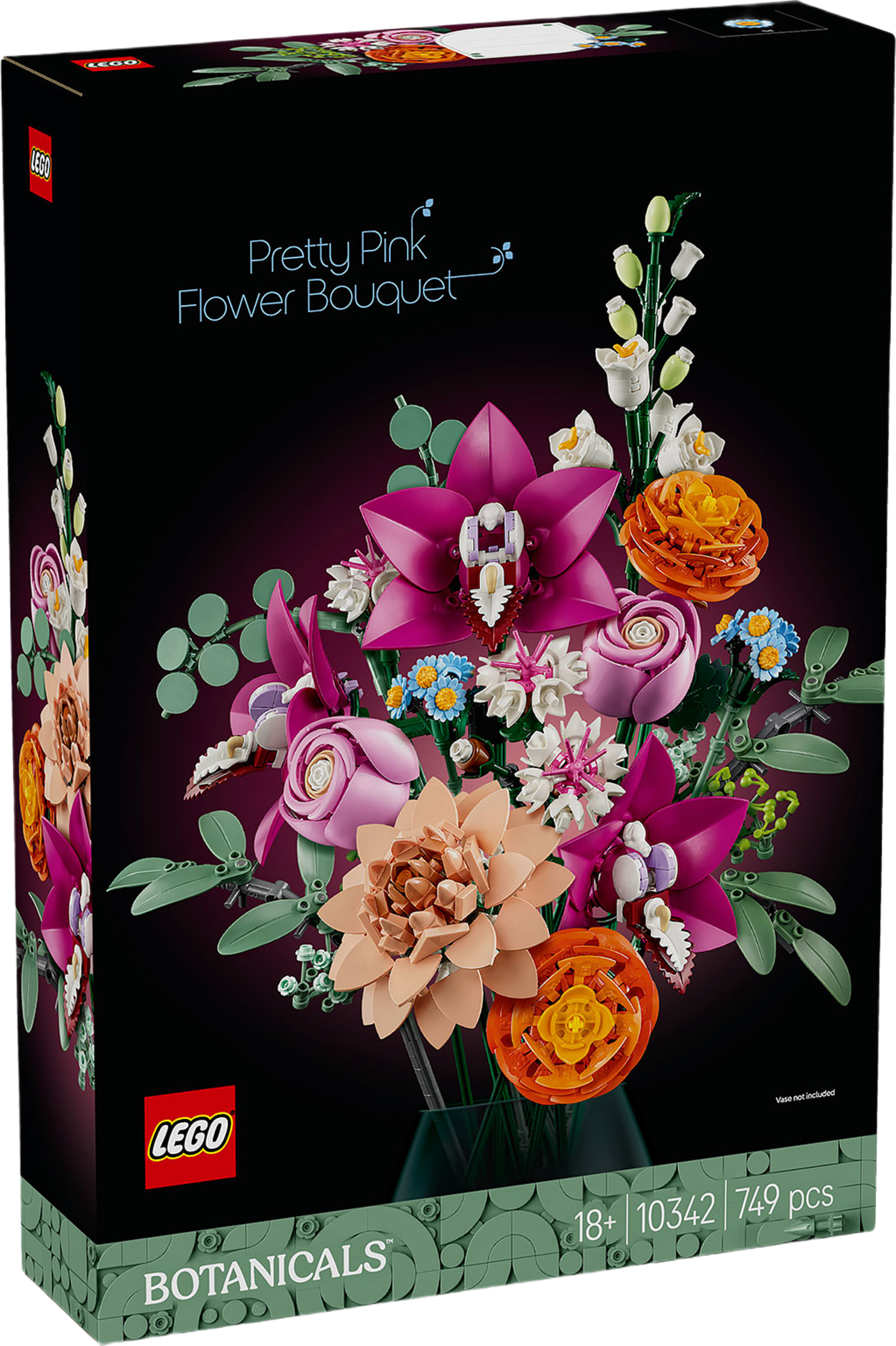 Vacker rosa blombukett