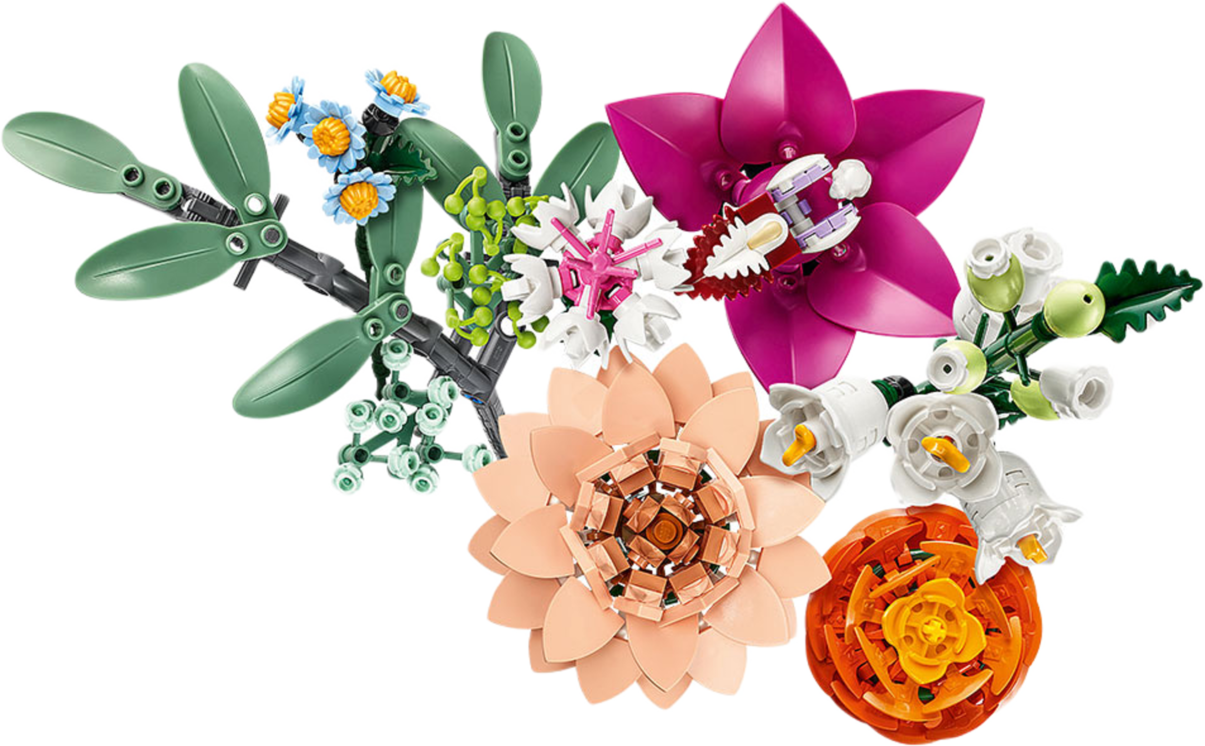 Vacker rosa blombukett