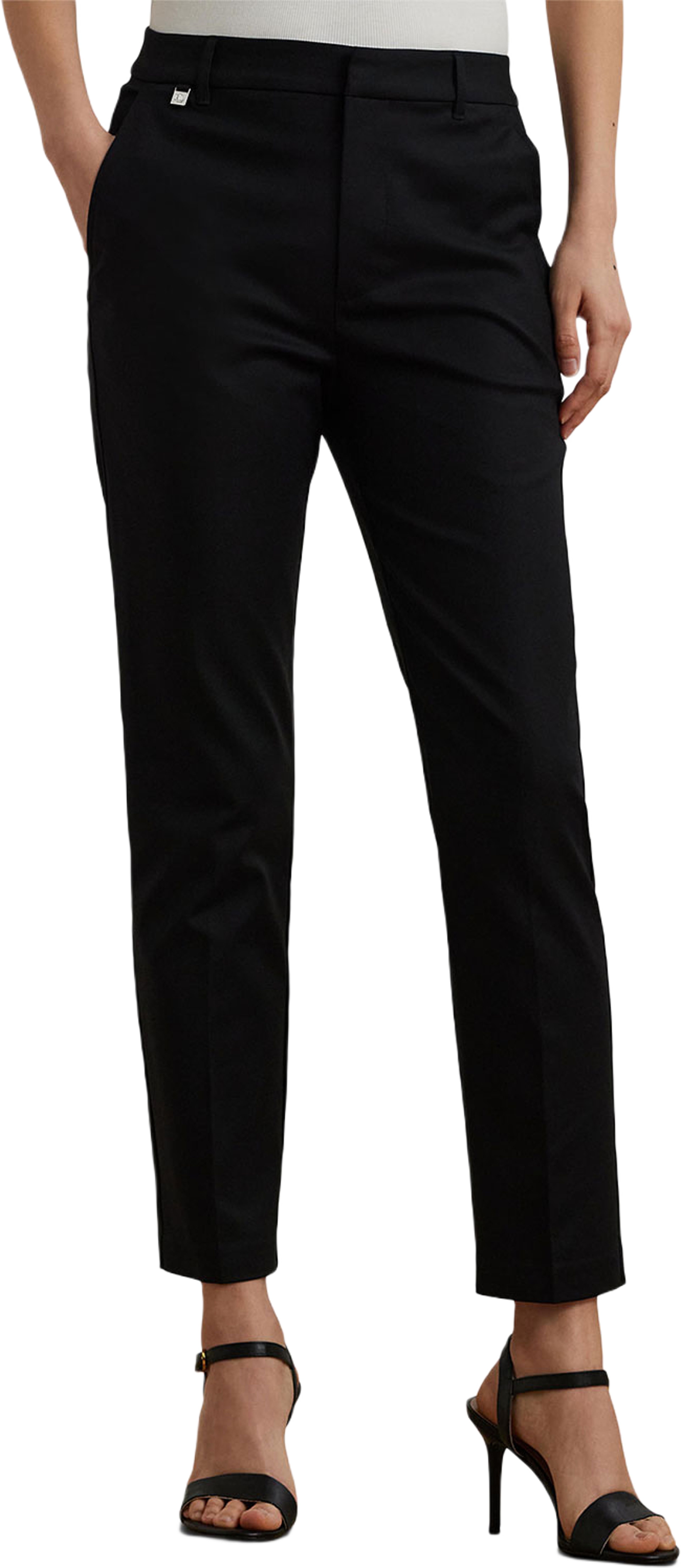 Flat Front Lakythia-Slim Leg-Pant