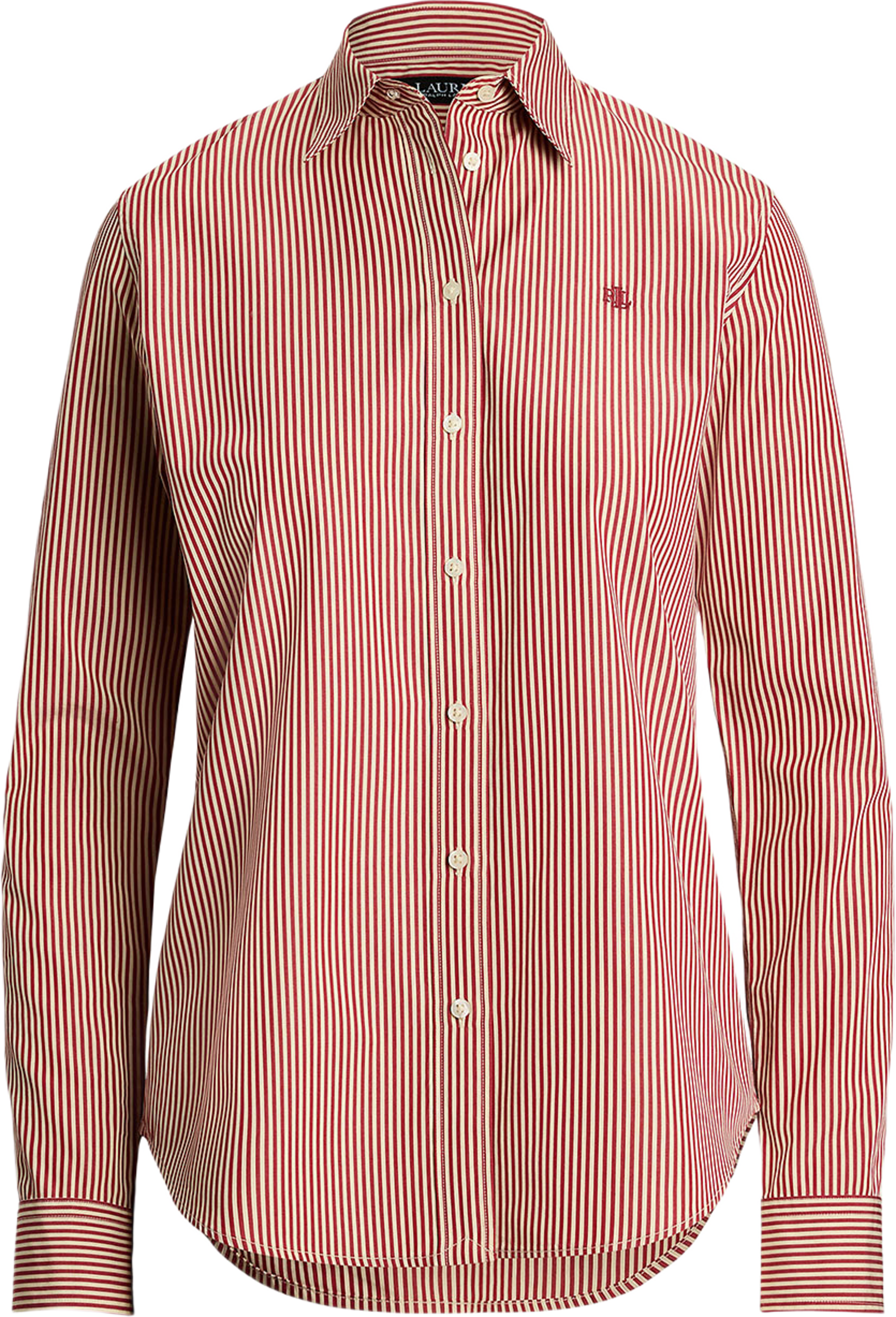 Classic Fit Striped Broadcloth Shirt