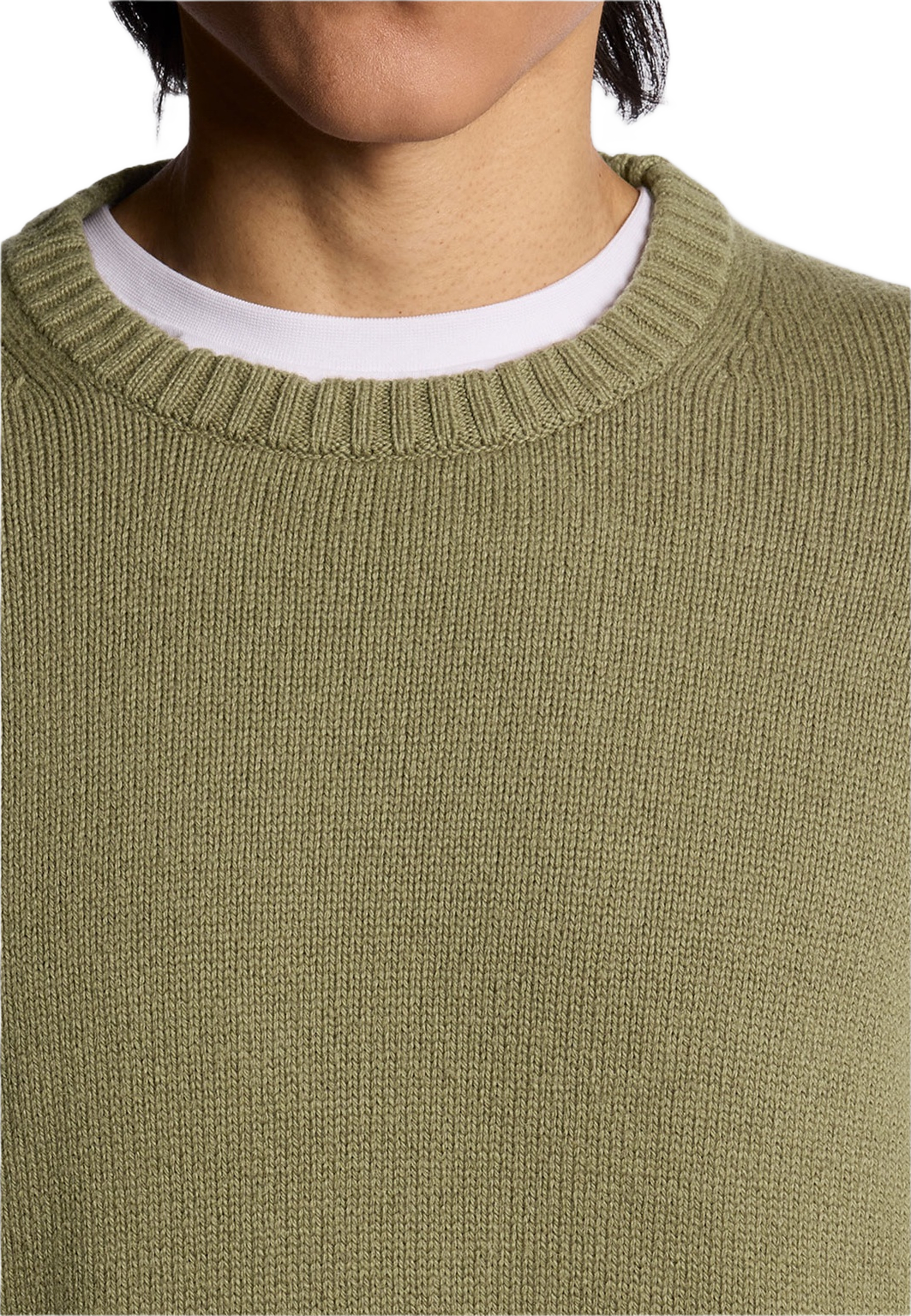 Military Crew Neck Jumper