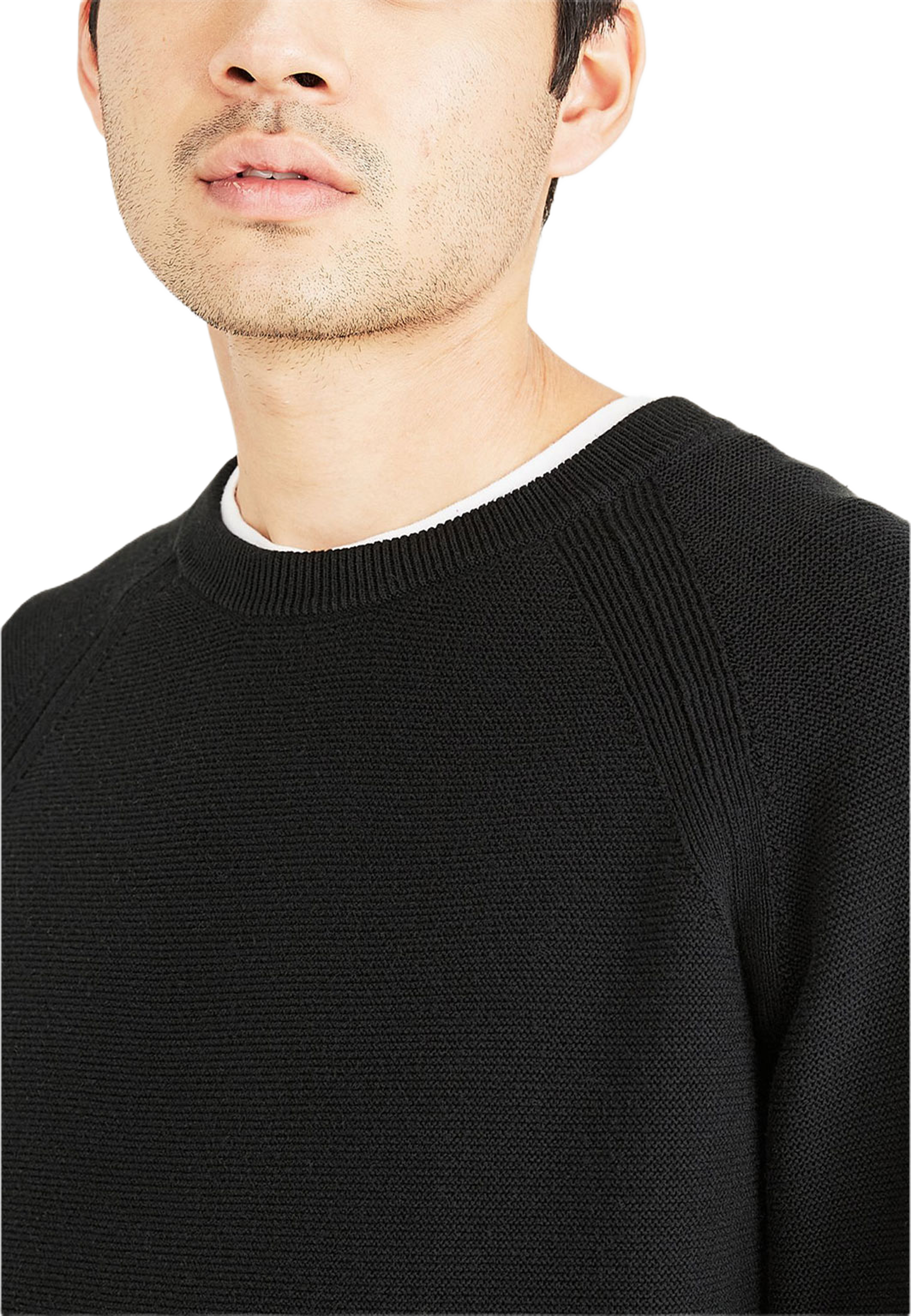 Core Crew Sweater, från Dockers, i färgen Blacks. Klicka för att öppna bilden i stort format