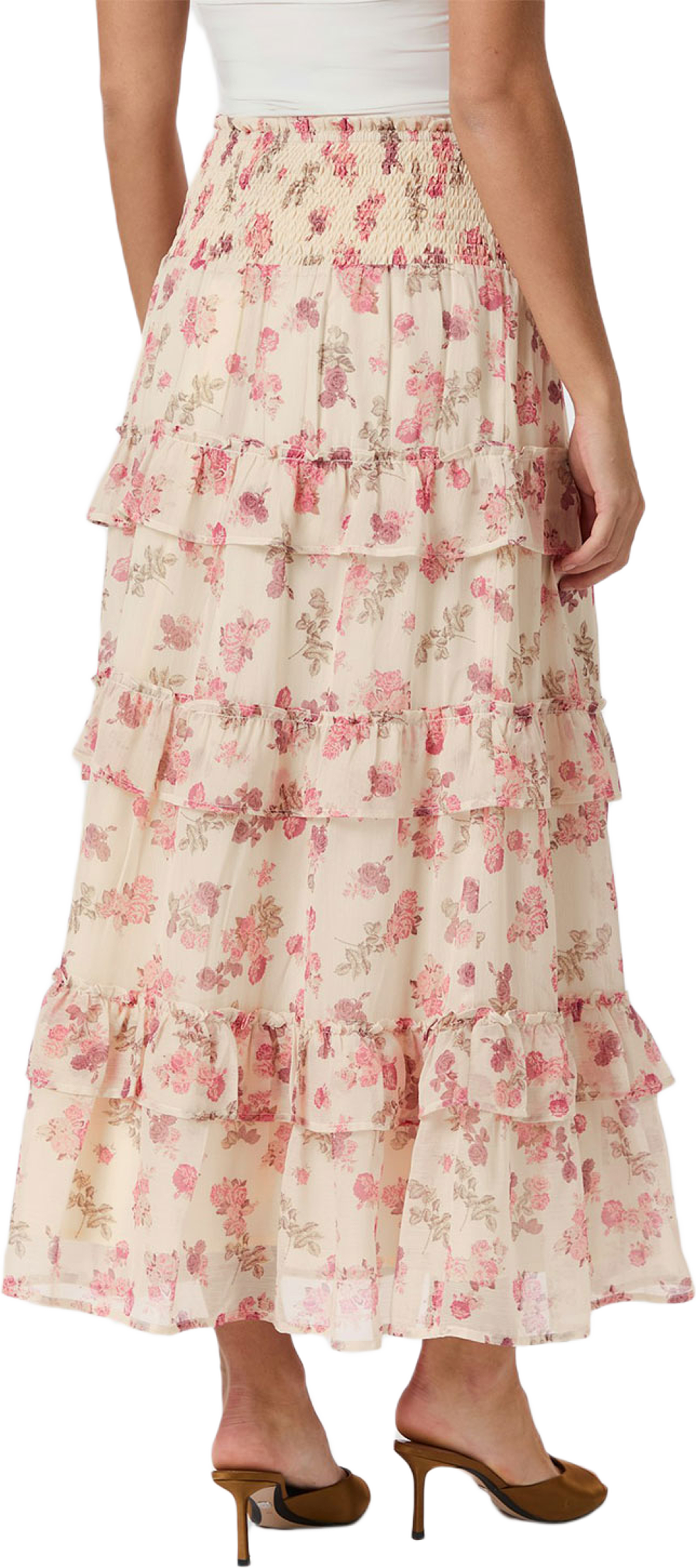 Toddy Marigold Print Skirt