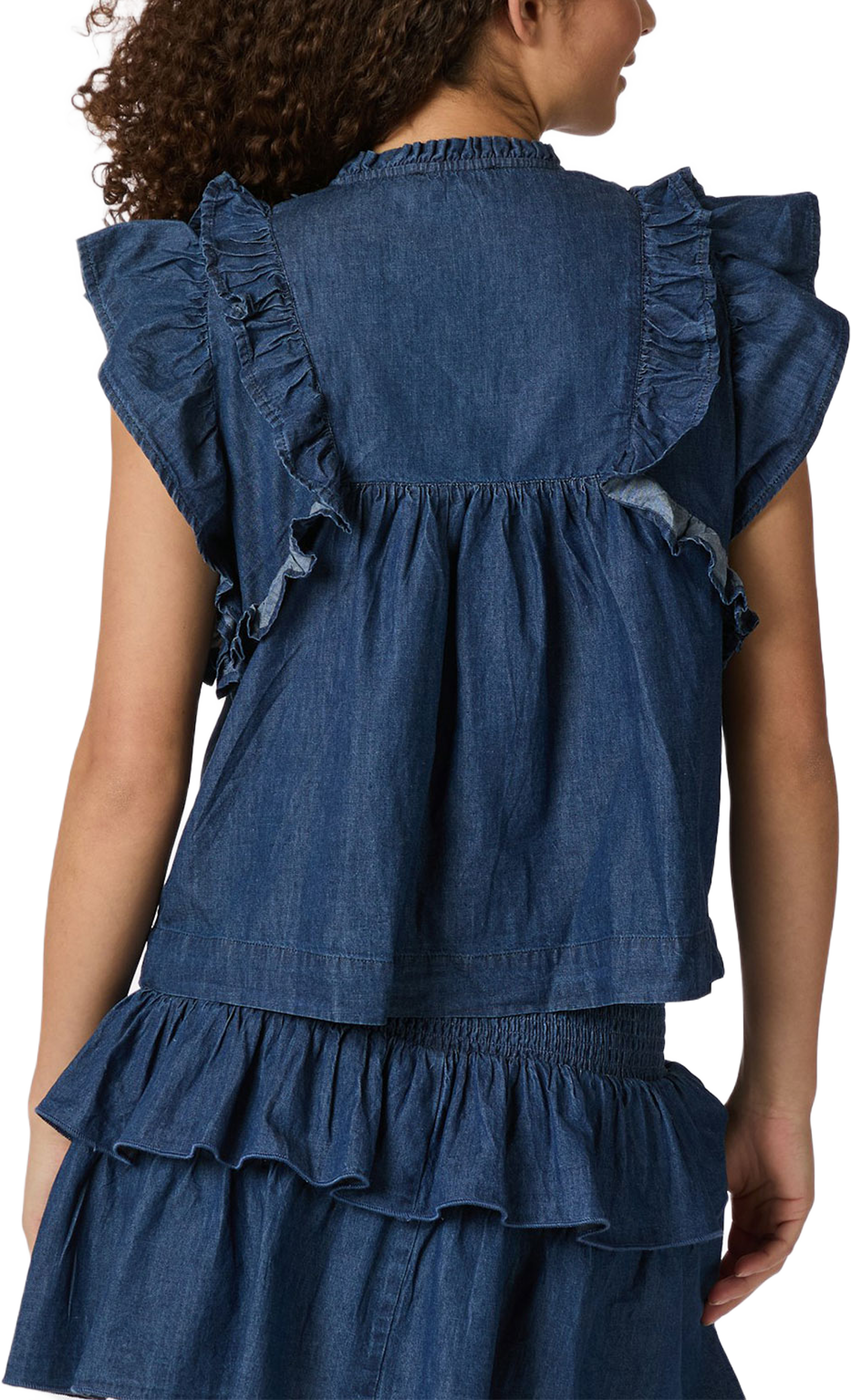 Jayla Denim Top