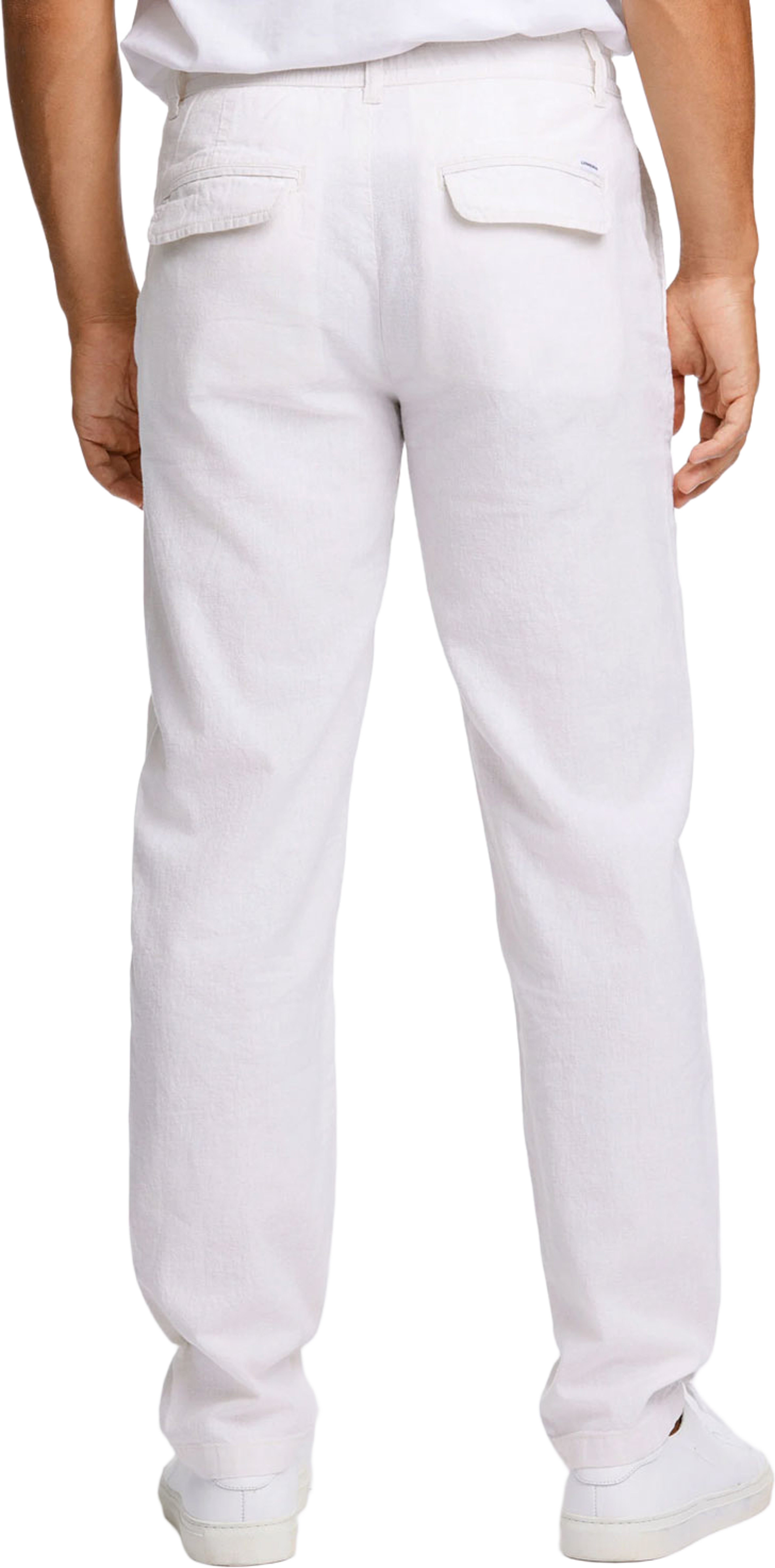Linen Pants, från Lindbergh, i färgen White. Klicka för att öppna bilden i stort format