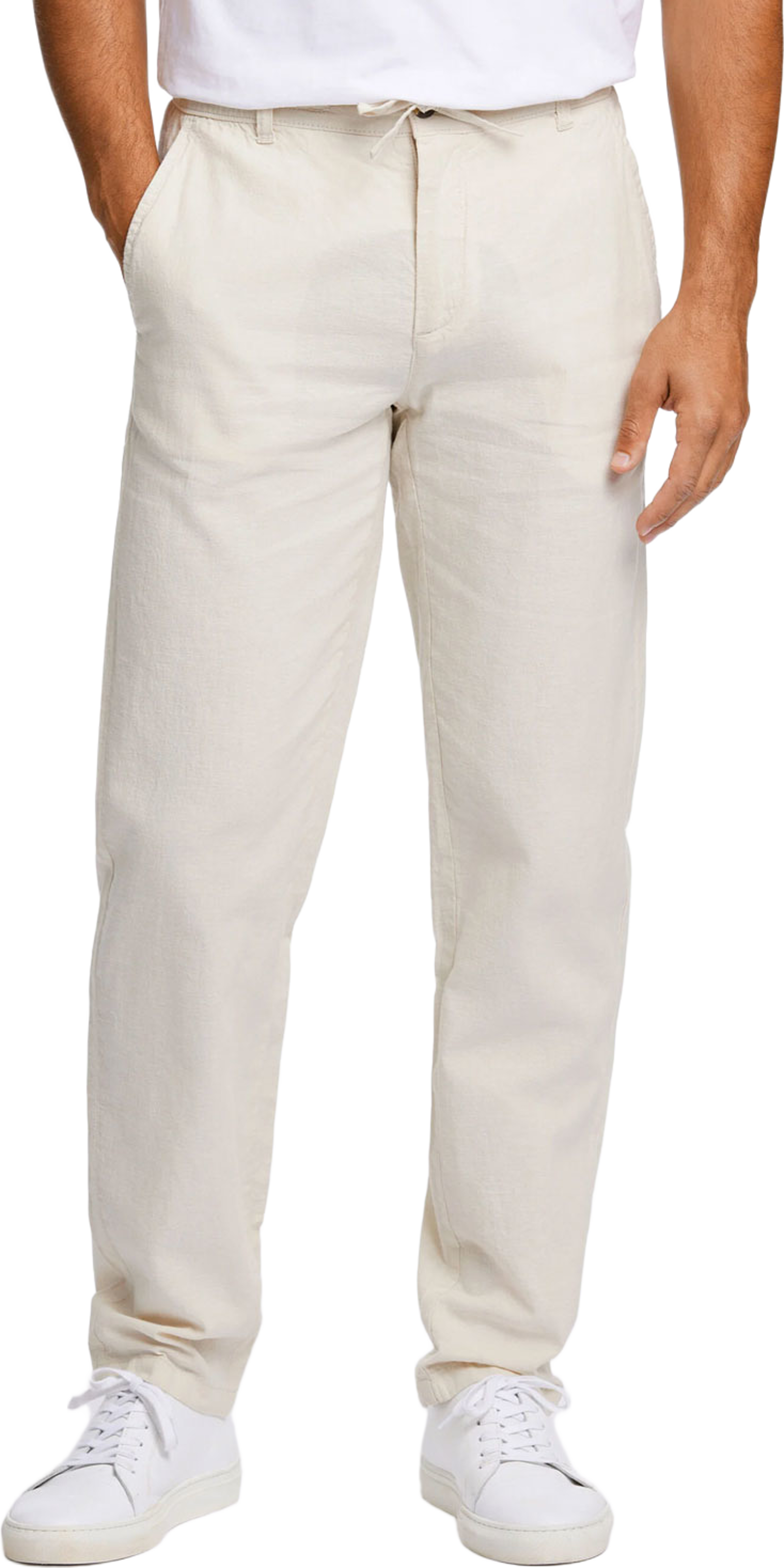 Linen Pants, från Lindbergh, i färgen Lt Sand. Klicka för att öppna bilden i stort format