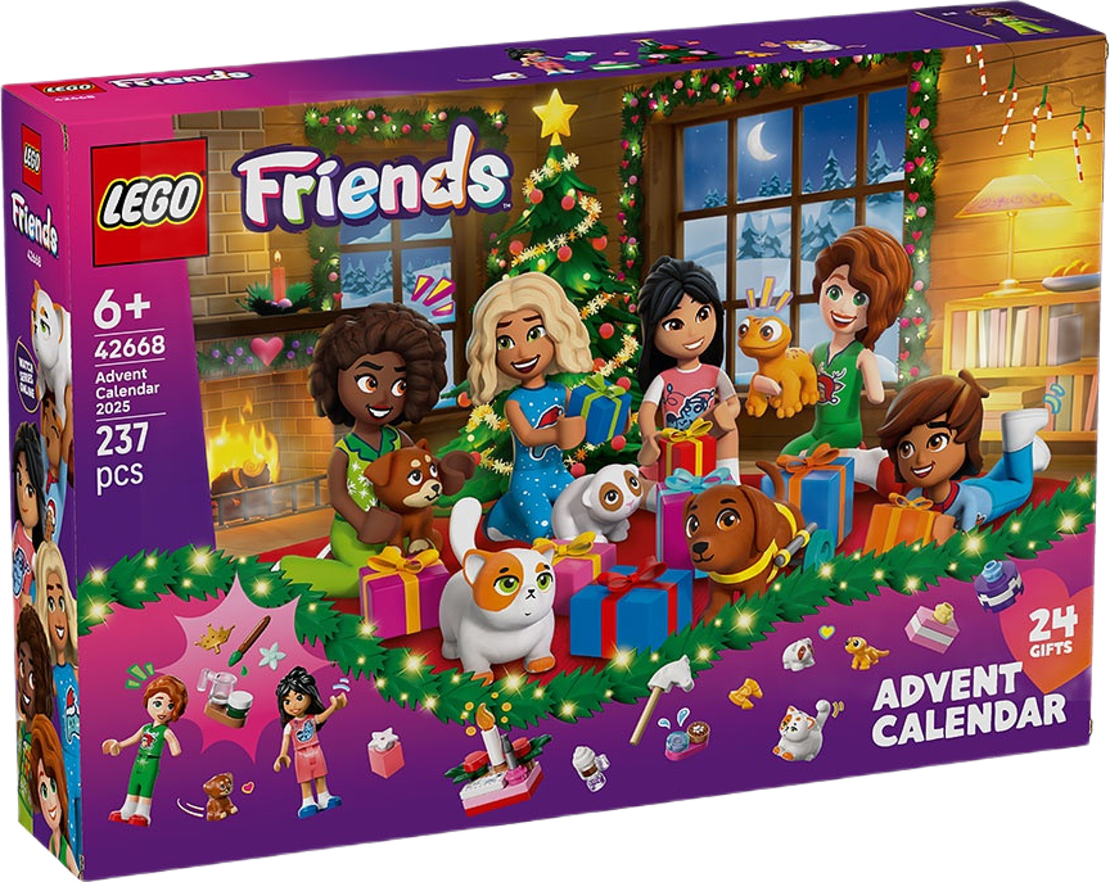LEGO® Friends Adventskalender 2025, från LEGO. Klicka för att öppna bilden i stort format