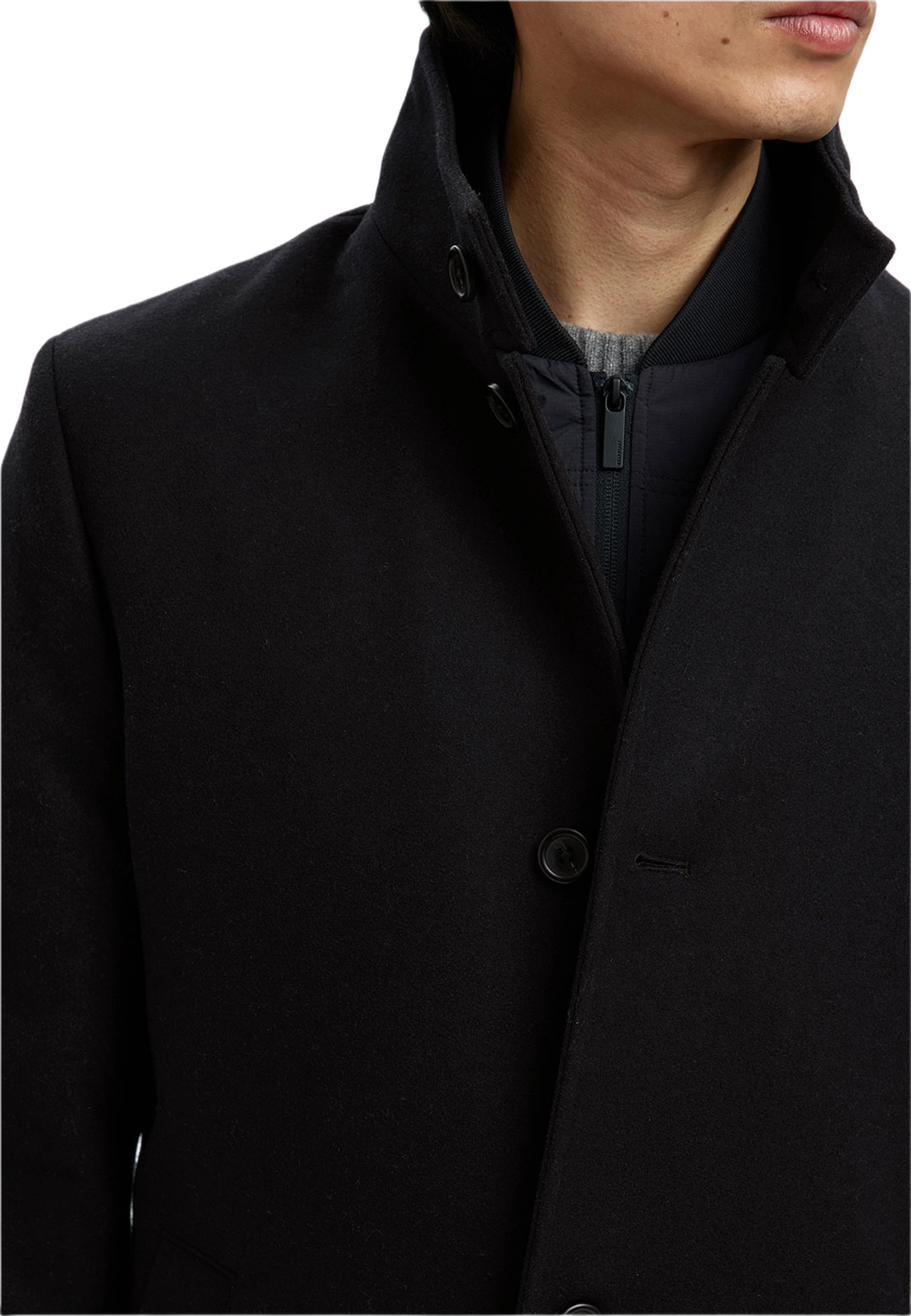 SLHRAINAR Rock, från Selected Homme, i färgen Black.