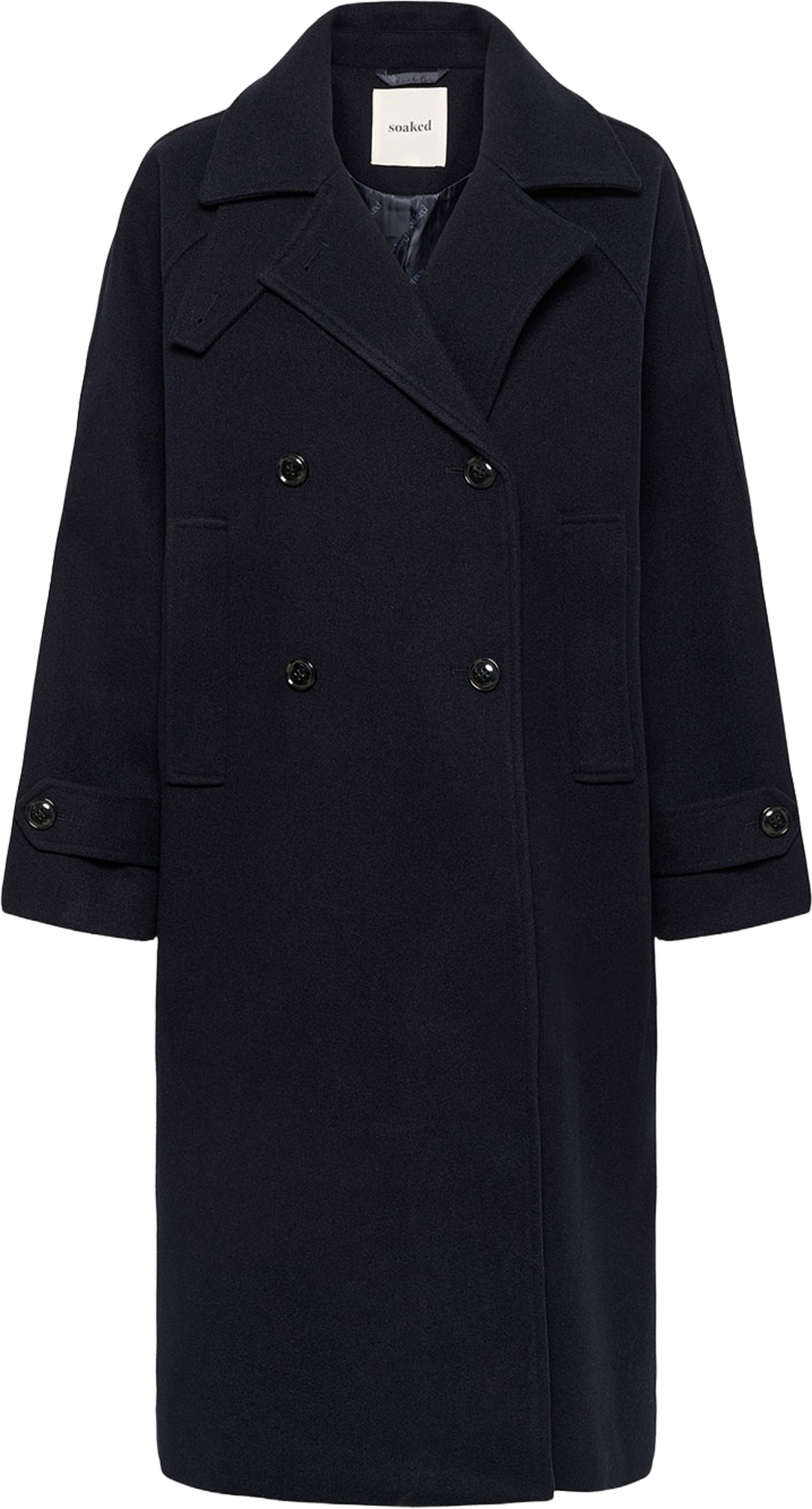SLCanya Double-Breasted Coat, från Soaked In Luxury, i färgen Night Sky.