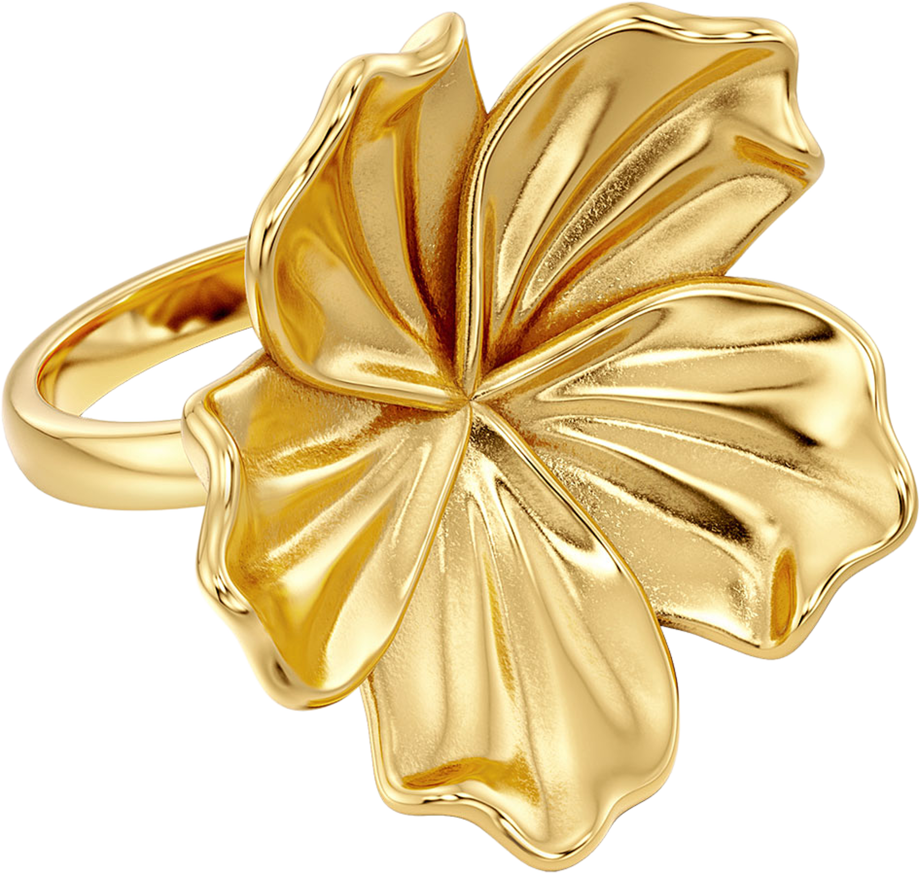 Jasmine Ring L Gold