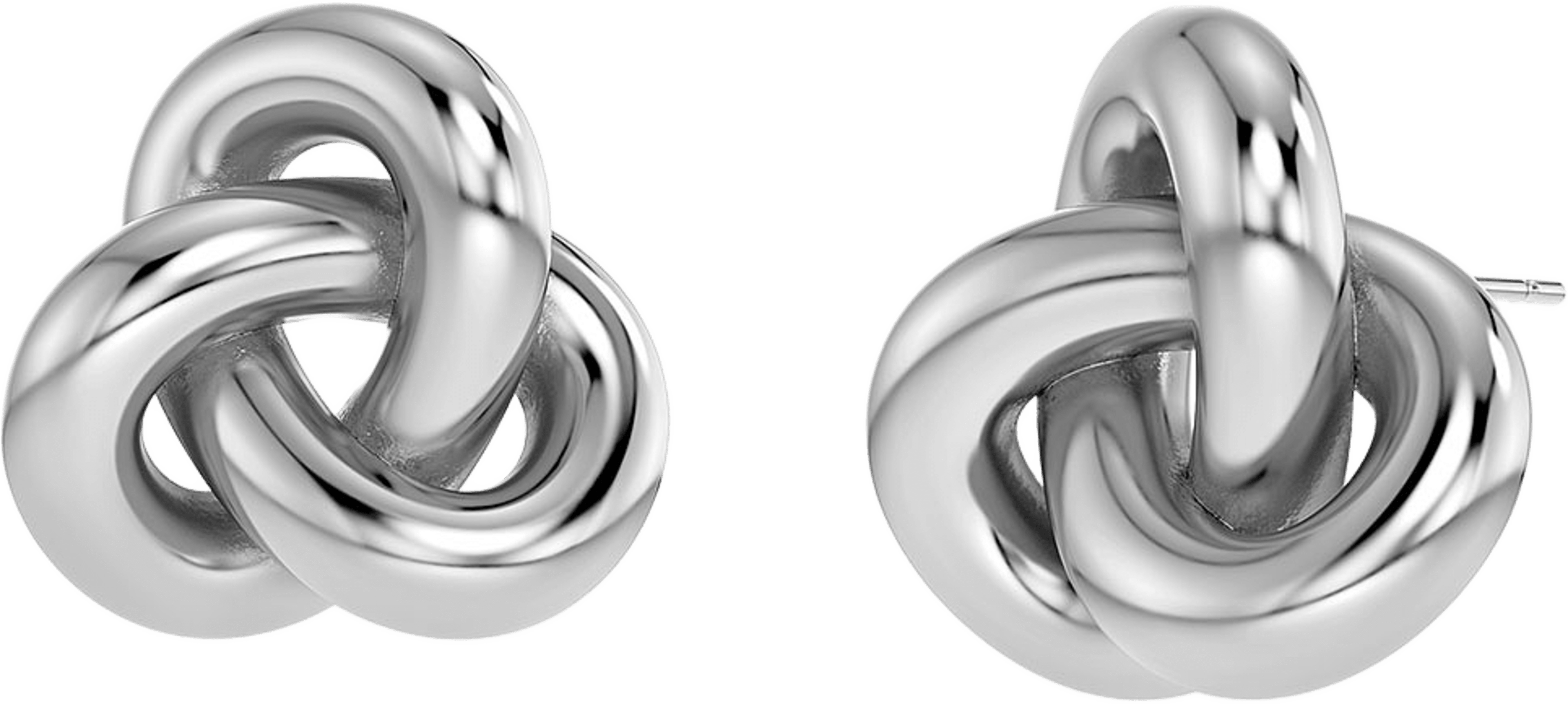 Infinity Knot Studs L Steel