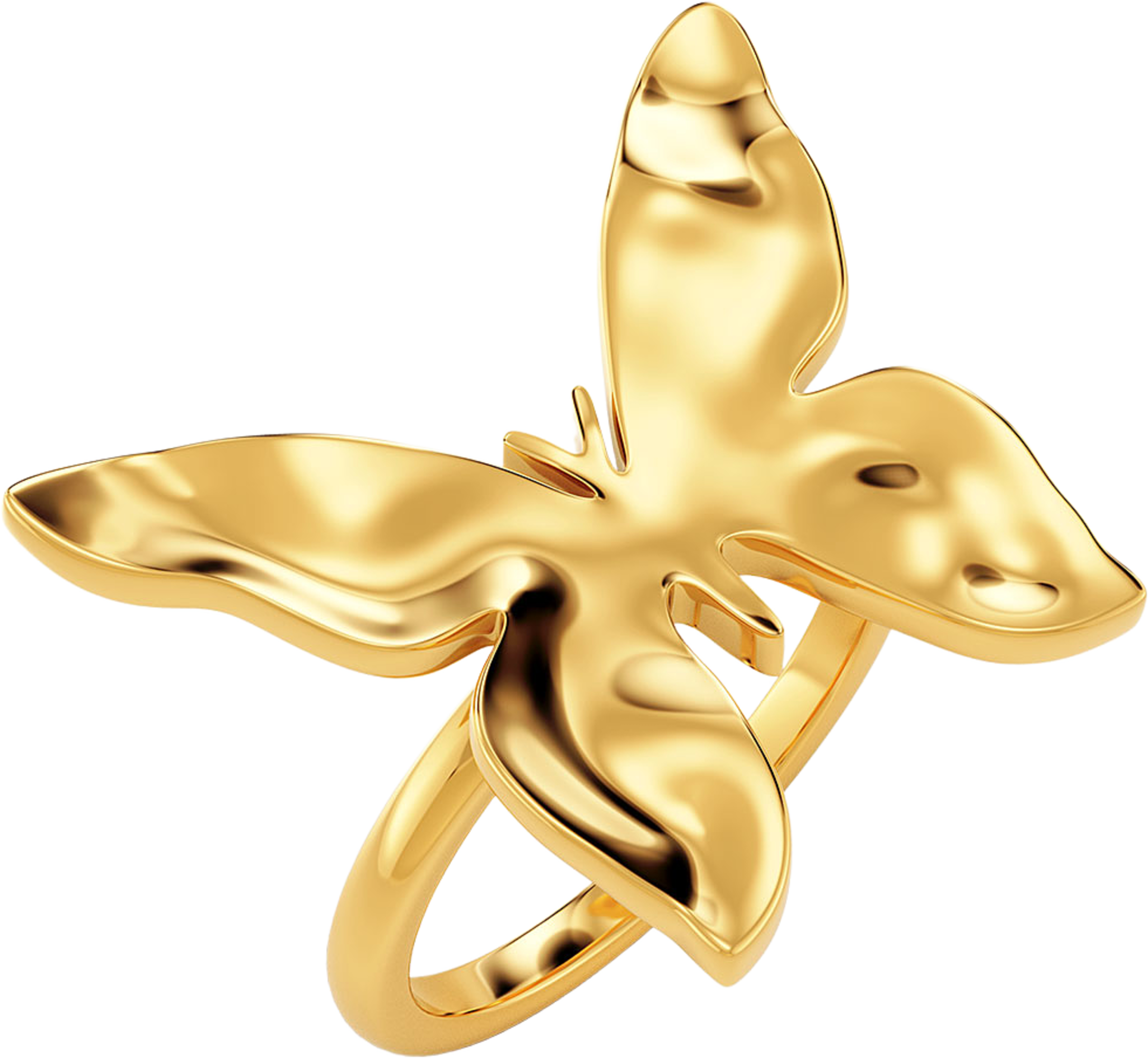 Butterfly Ring S Gold