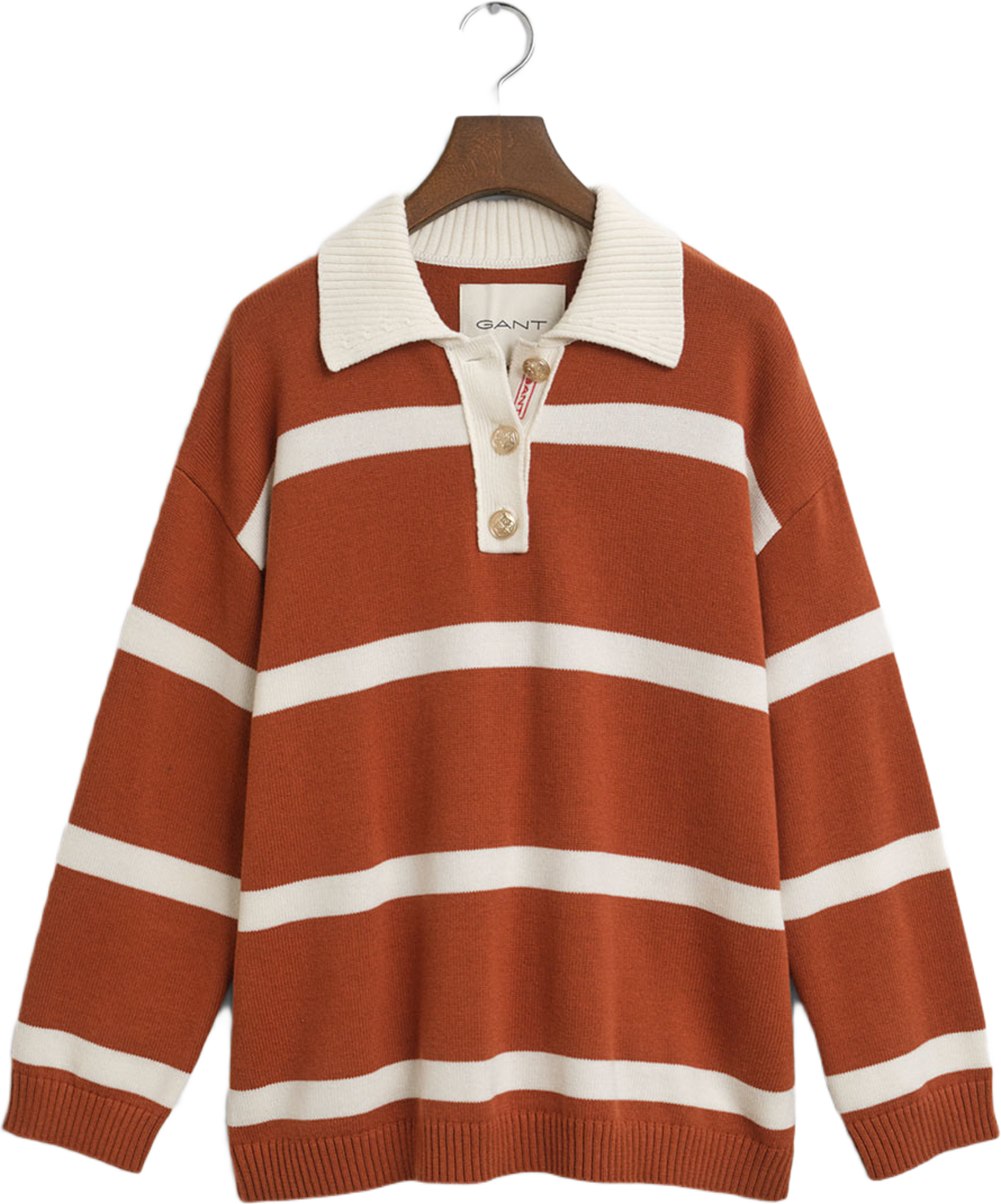 Striped Knitted Rugger