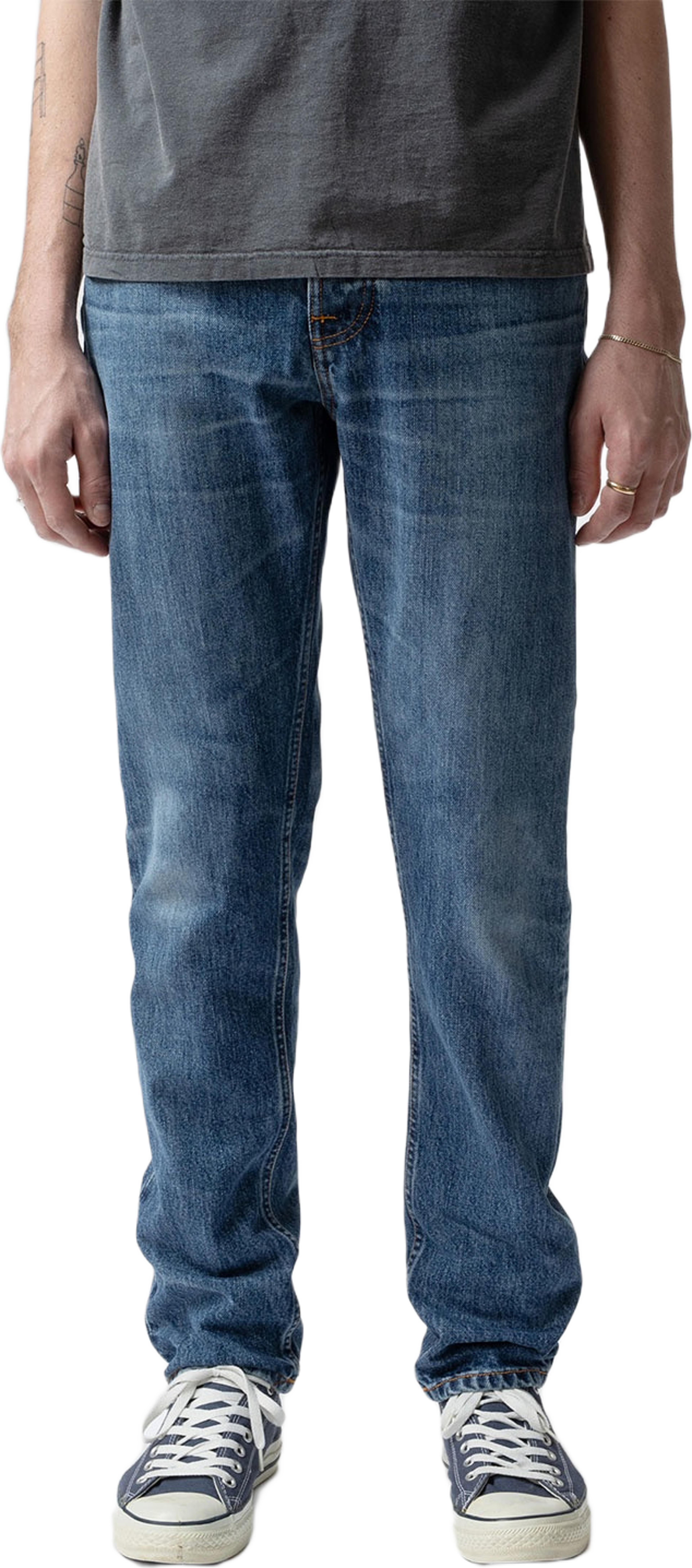 Steady Eddie II Raw Tracks, från Nudie Jeans, i färgen Raw Tracks.