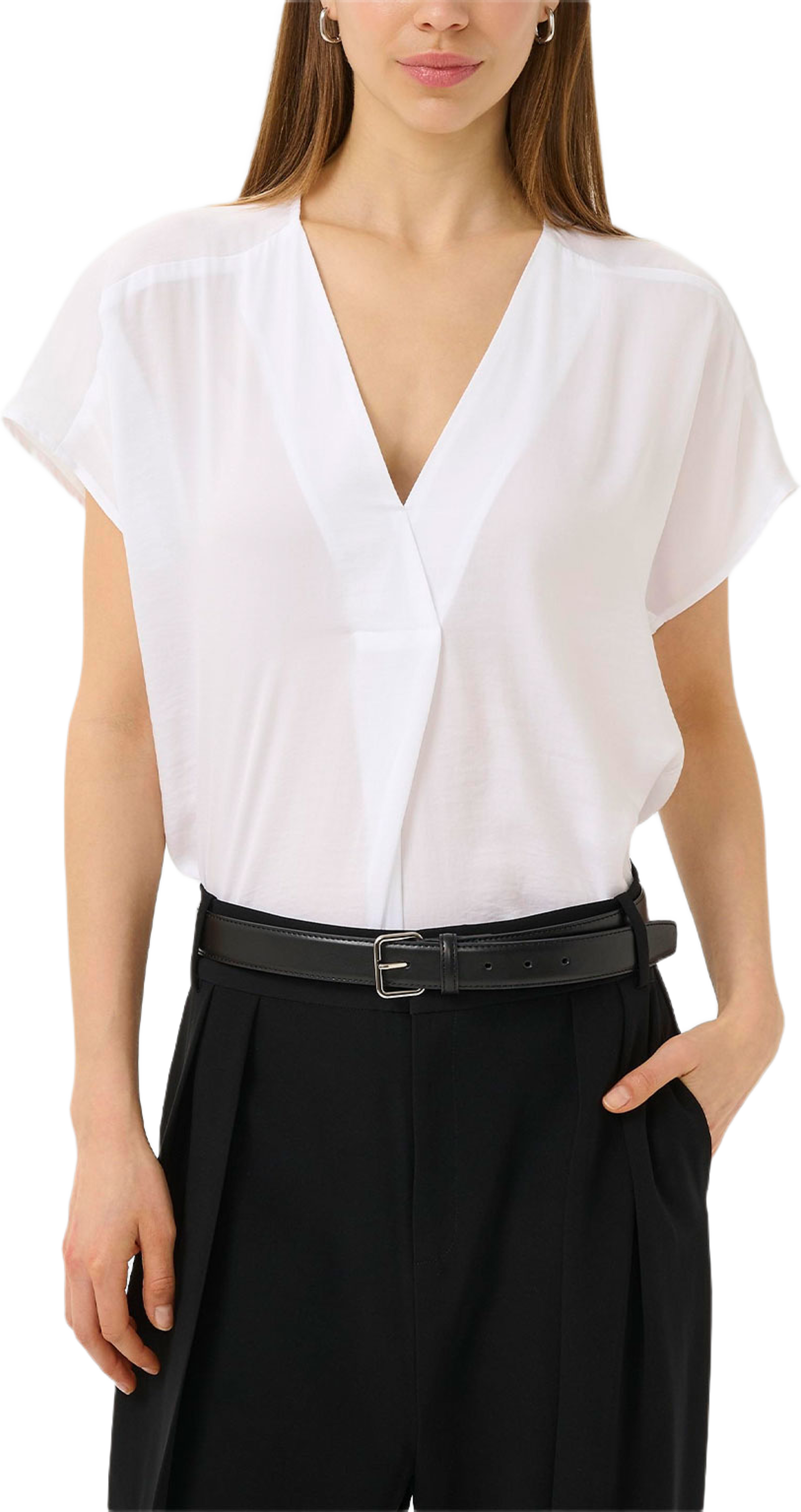 RindaIW Blouse, från Inwear, i färgen Pure White.