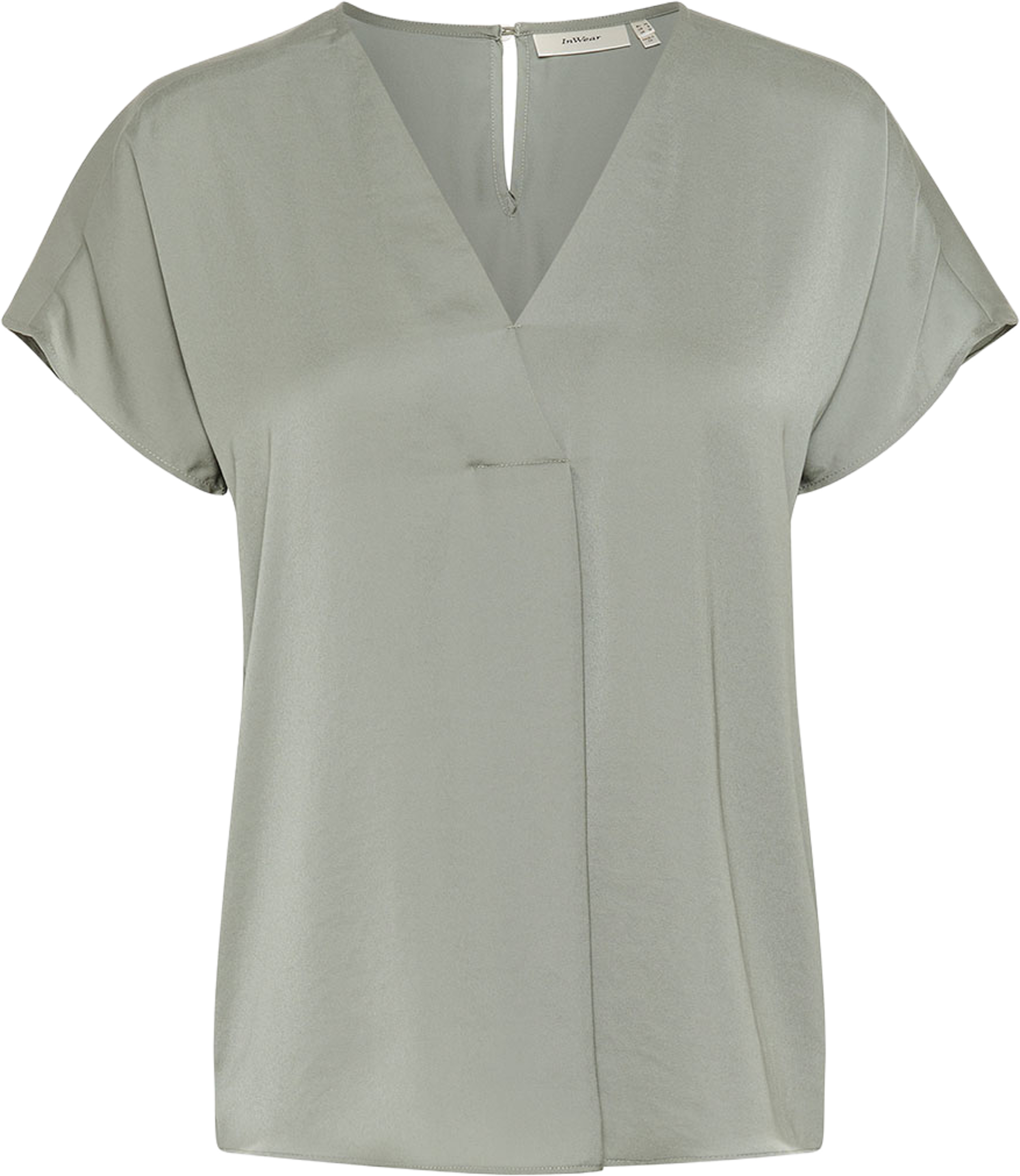 RindaIW Blouse, från Inwear, i färgen Agave Green. Klicka för att öppna bilden i stort format