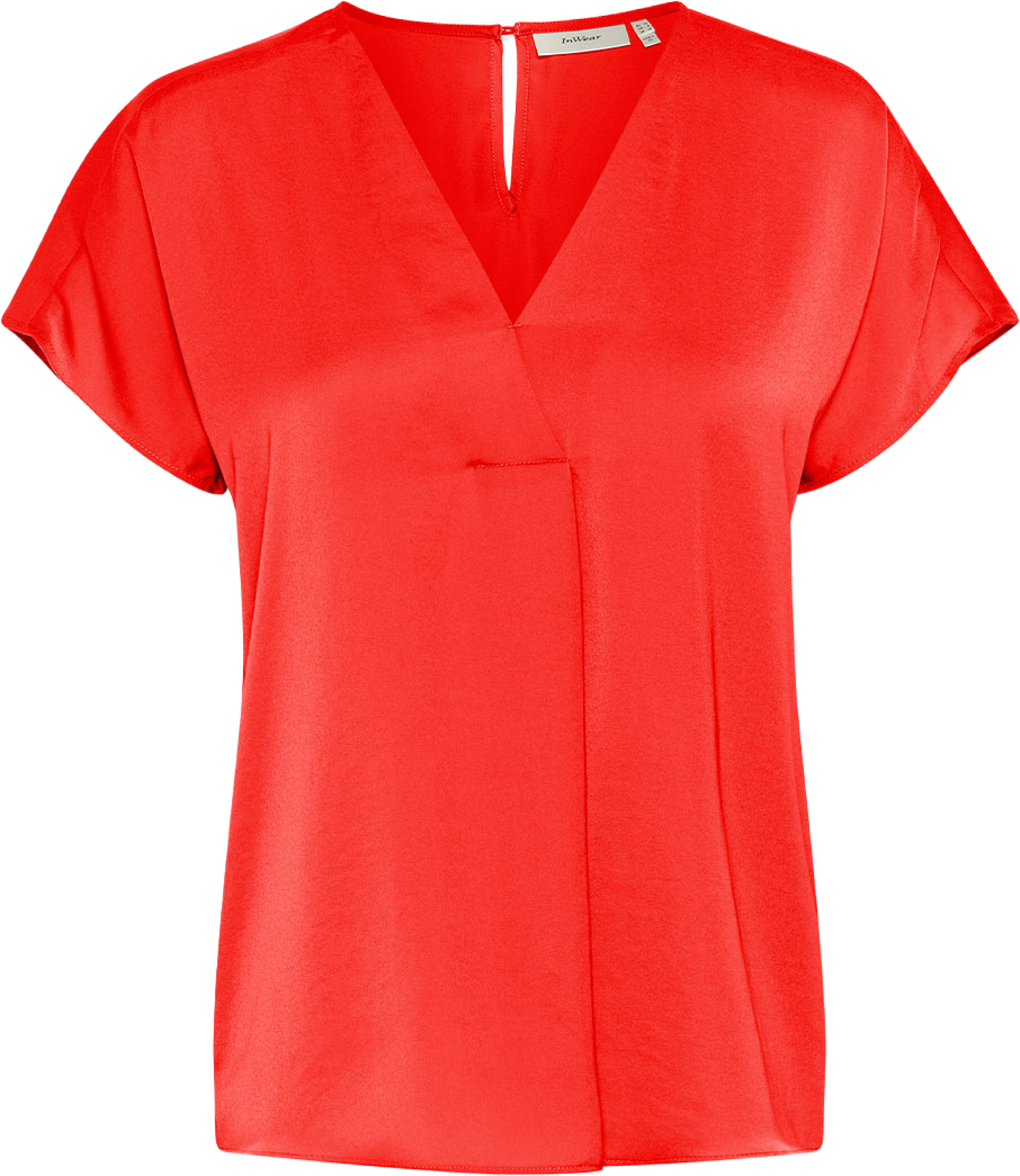 RindaIW Blouse, från Inwear, i färgen Scarlet. Klicka för att öppna bilden i stort format