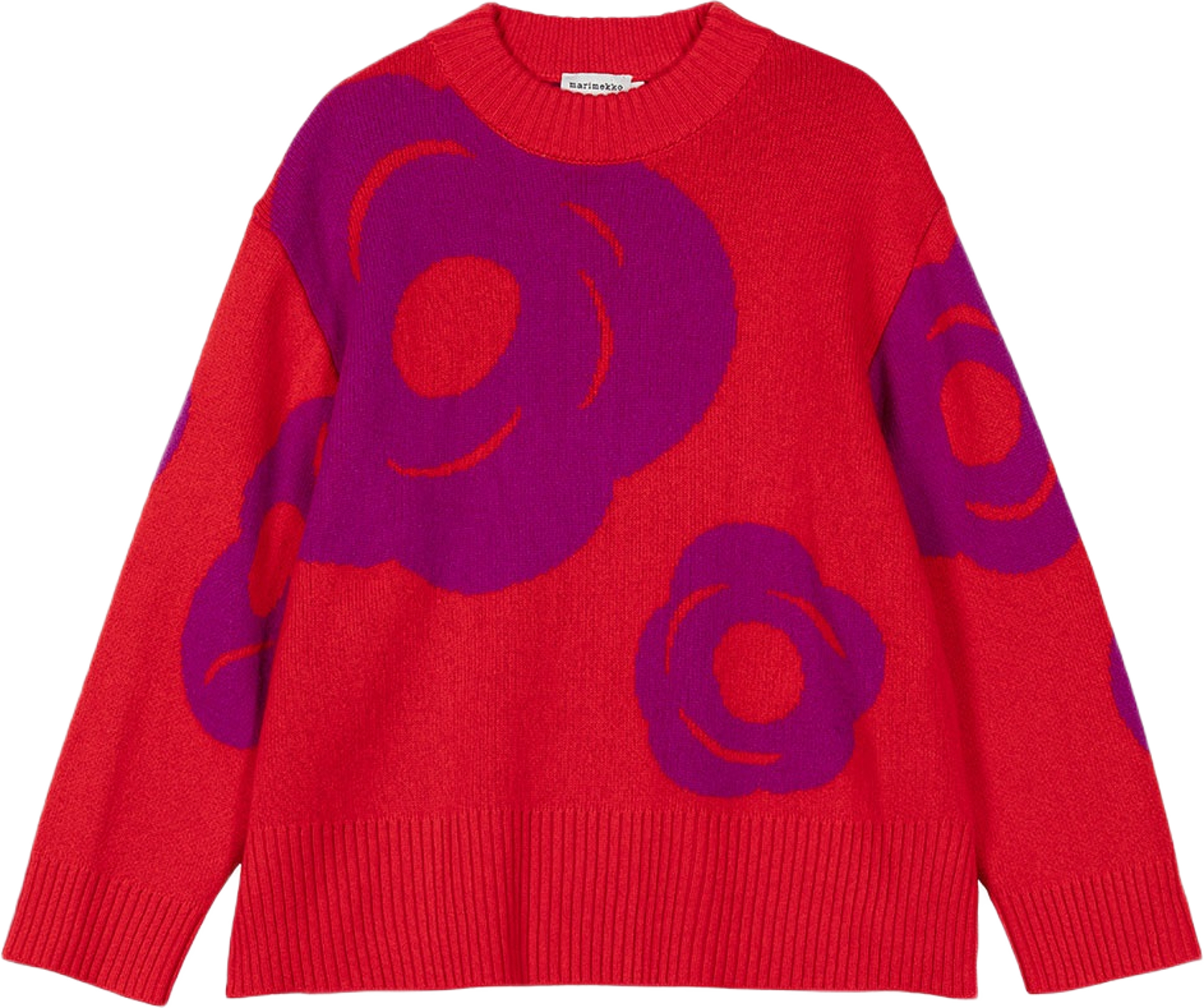 KARTAKTERI TUMMA Sweater, från Marimekko, i färgen Red, Purple.