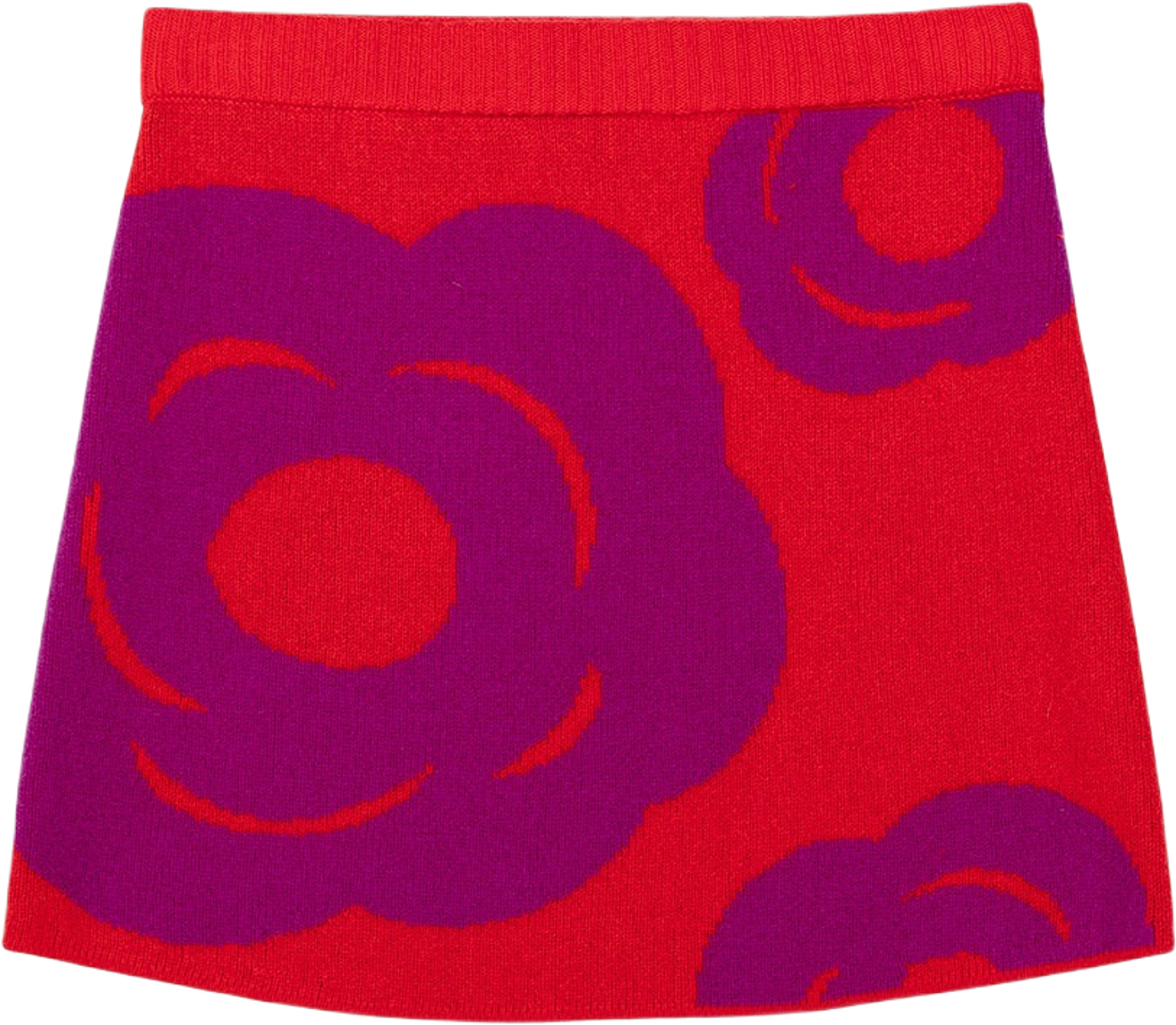 LOVEA TUMMA Skirt, från Marimekko, i färgen Red, Purple. Klicka för att öppna bilden i stort format