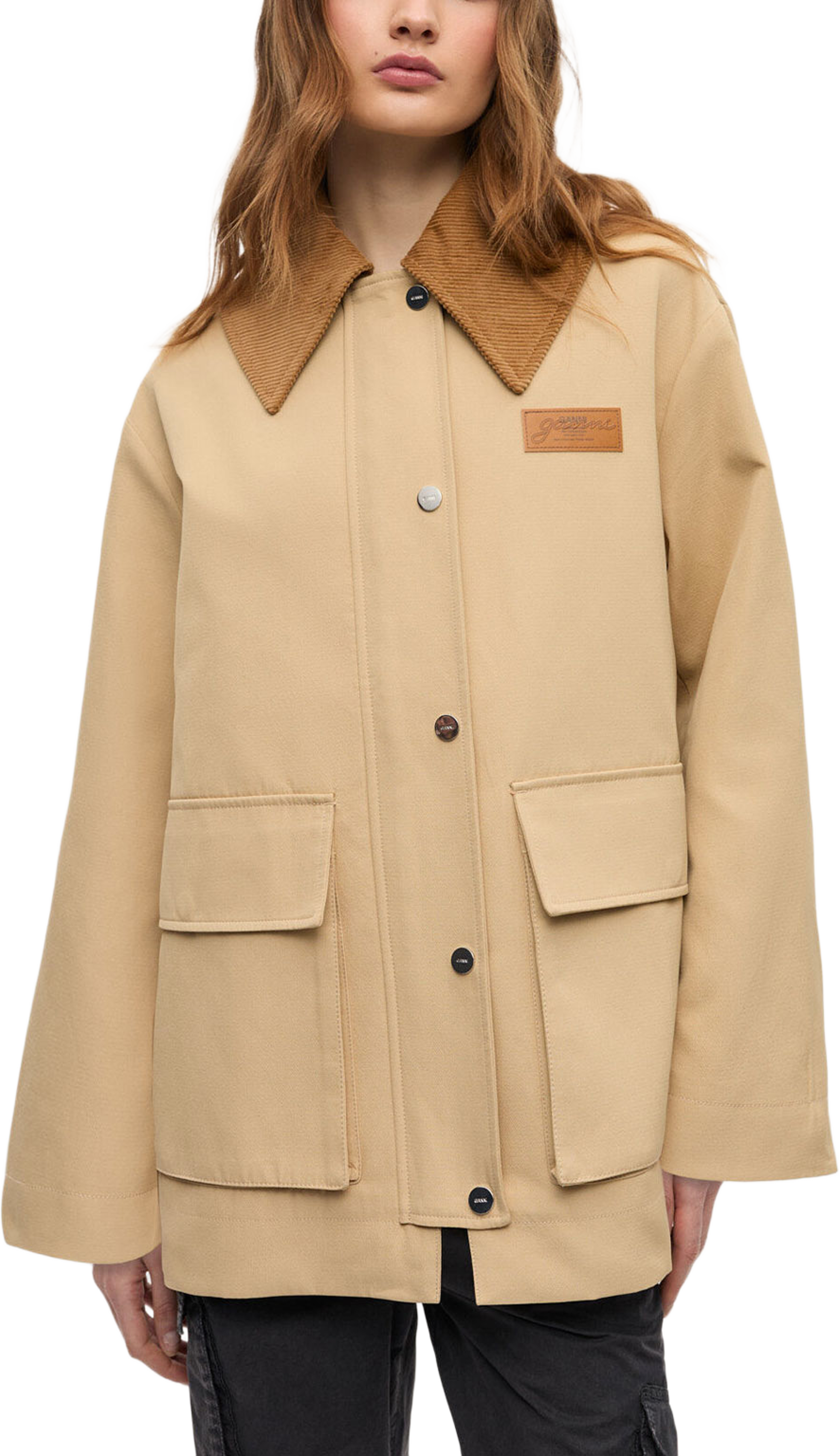 Heavy Twill Midi Jacket