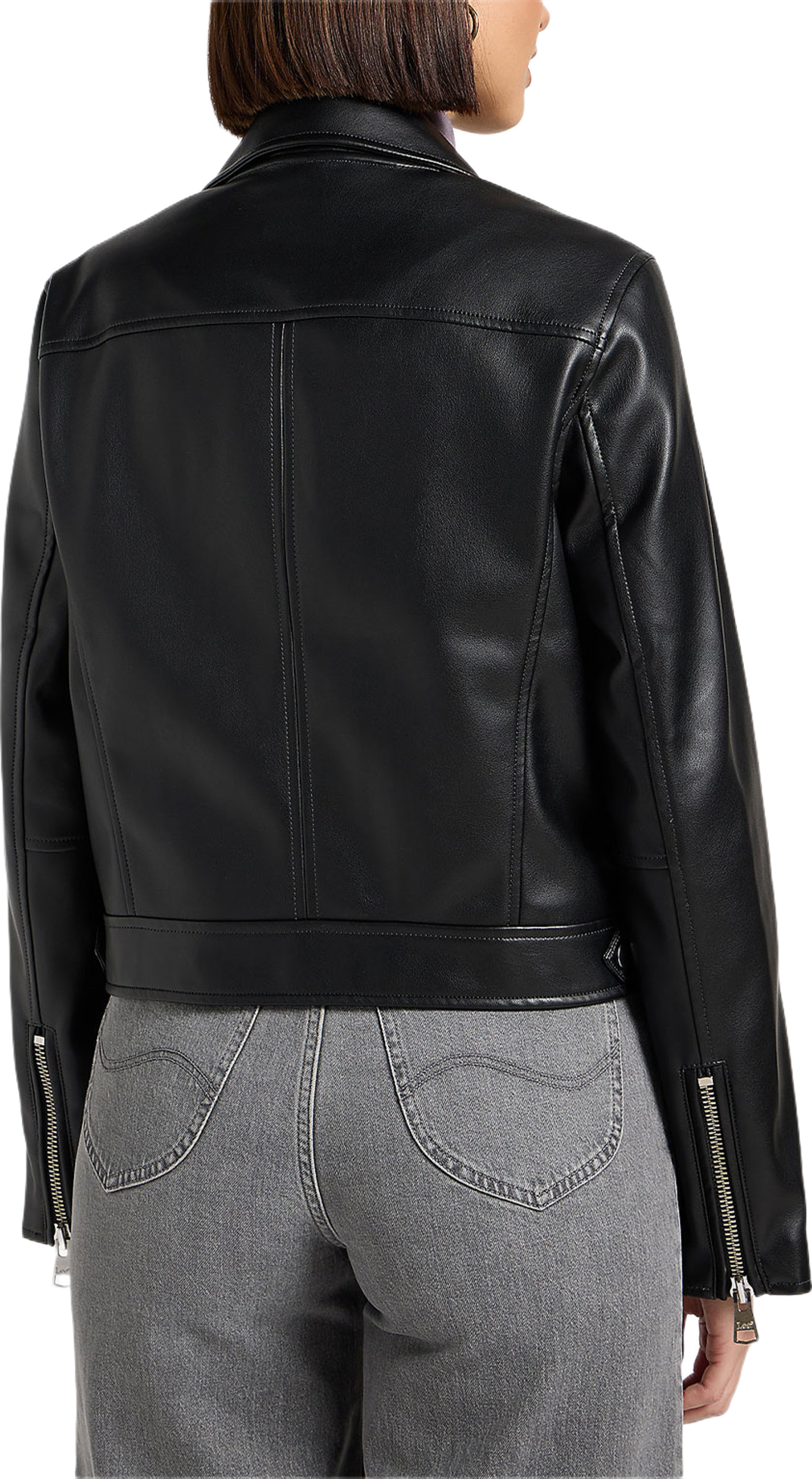 Moto Jacket, från Lee, i färgen Black. Klicka för att öppna bilden i stort format